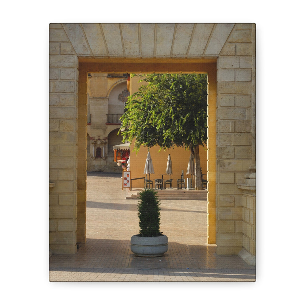 Spanish Archway Canvas Print — Stretched Matte Wall Art