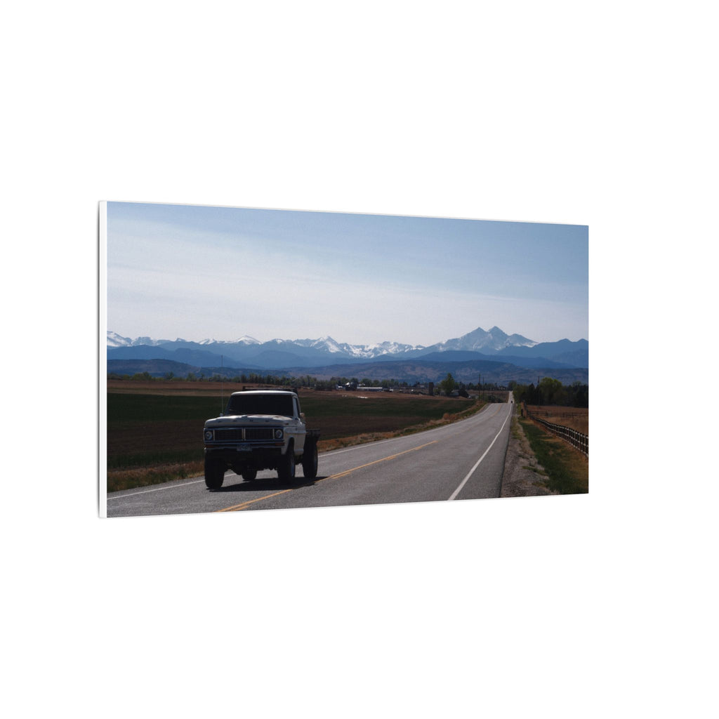 All roads lead to the mountains — Longmont Colorado Wall Art