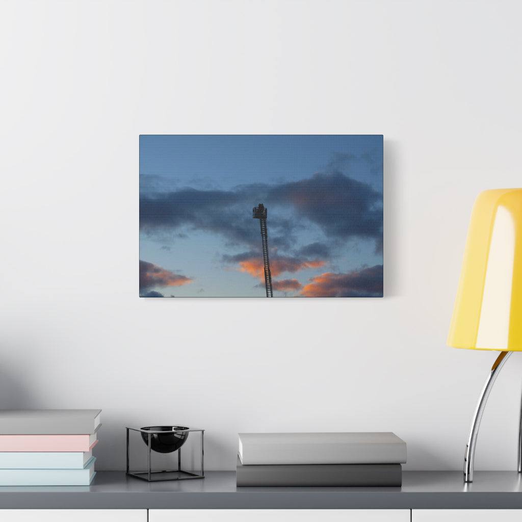 Fire In The Sky Canvas Print — Moody Sky Wall Art