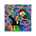 Societal Commentary Square Vinyl Sticker — Pro Human Rights Design