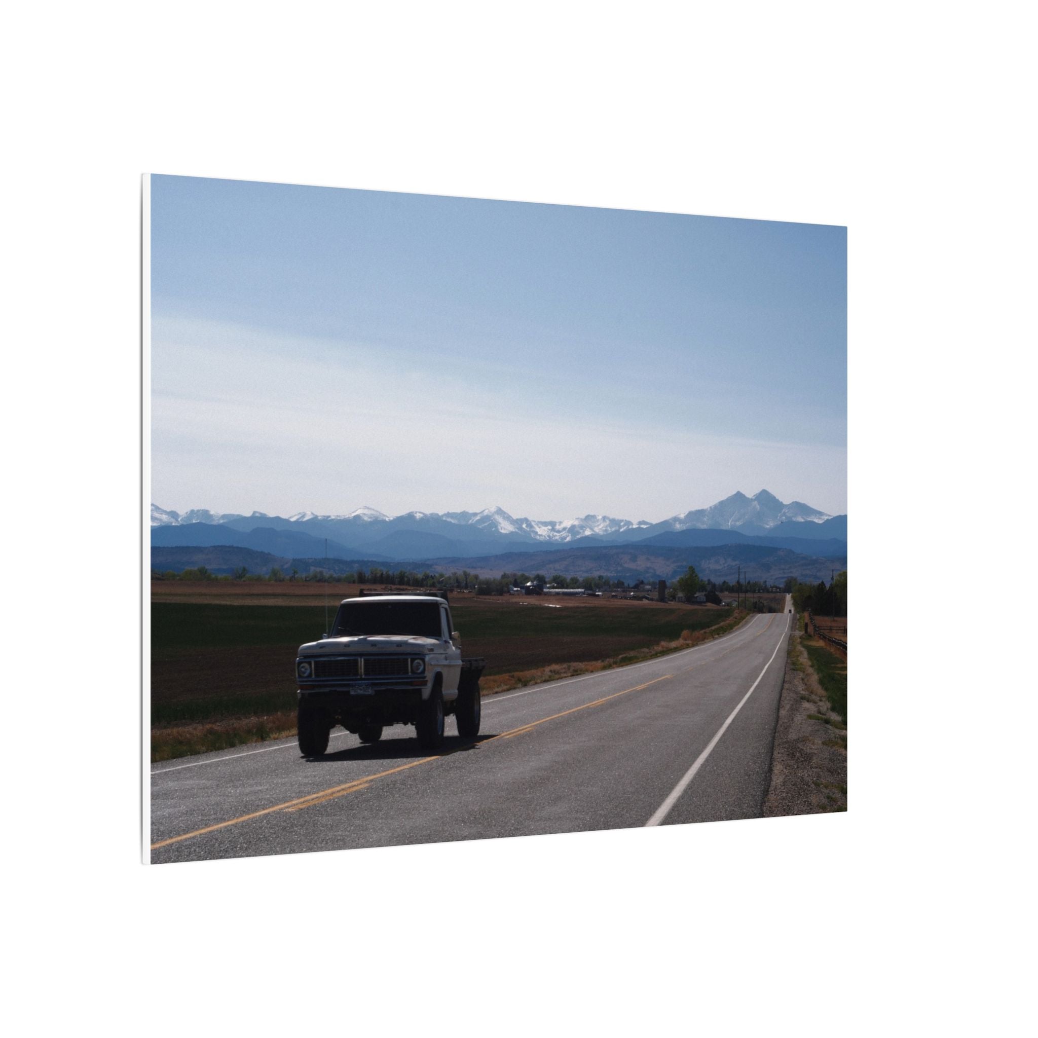 All roads lead to the mountains — Longmont Colorado Wall Art