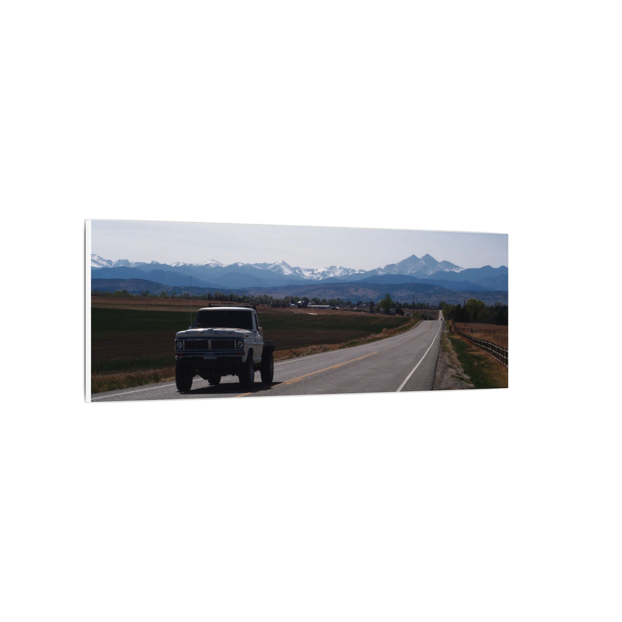 All roads lead to the mountains — Longmont Colorado Wall Art