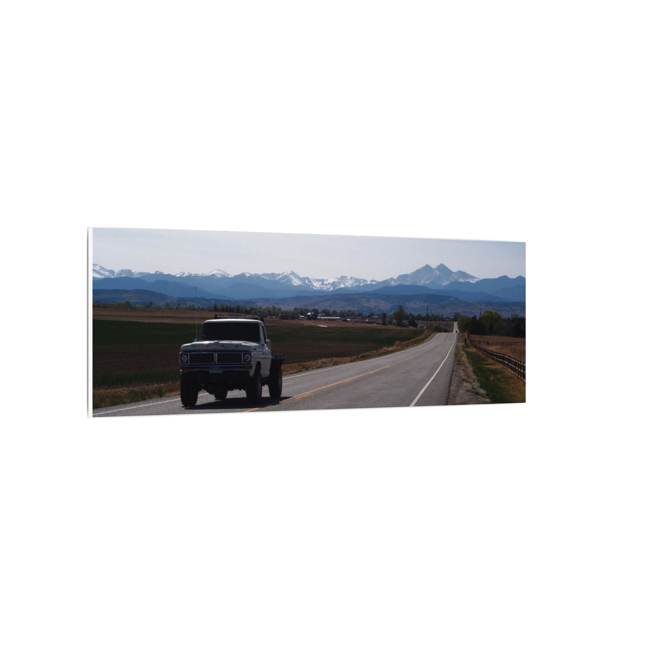 All roads lead to the mountains — Longmont Colorado Wall Art