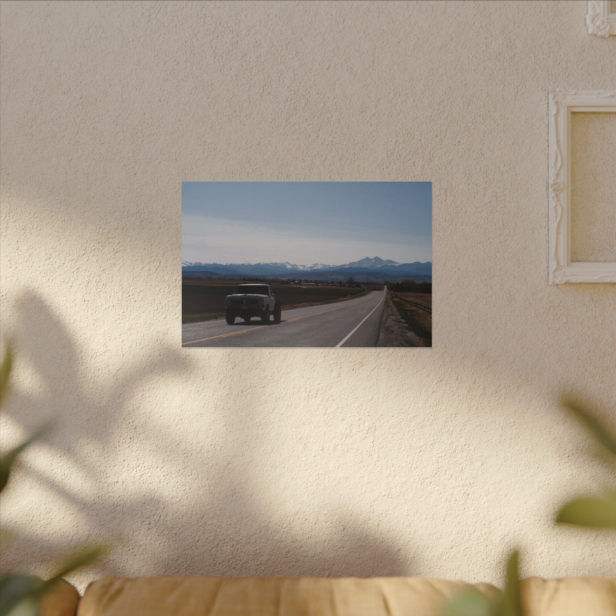 All roads lead to the mountains — Longmont Colorado Wall Art