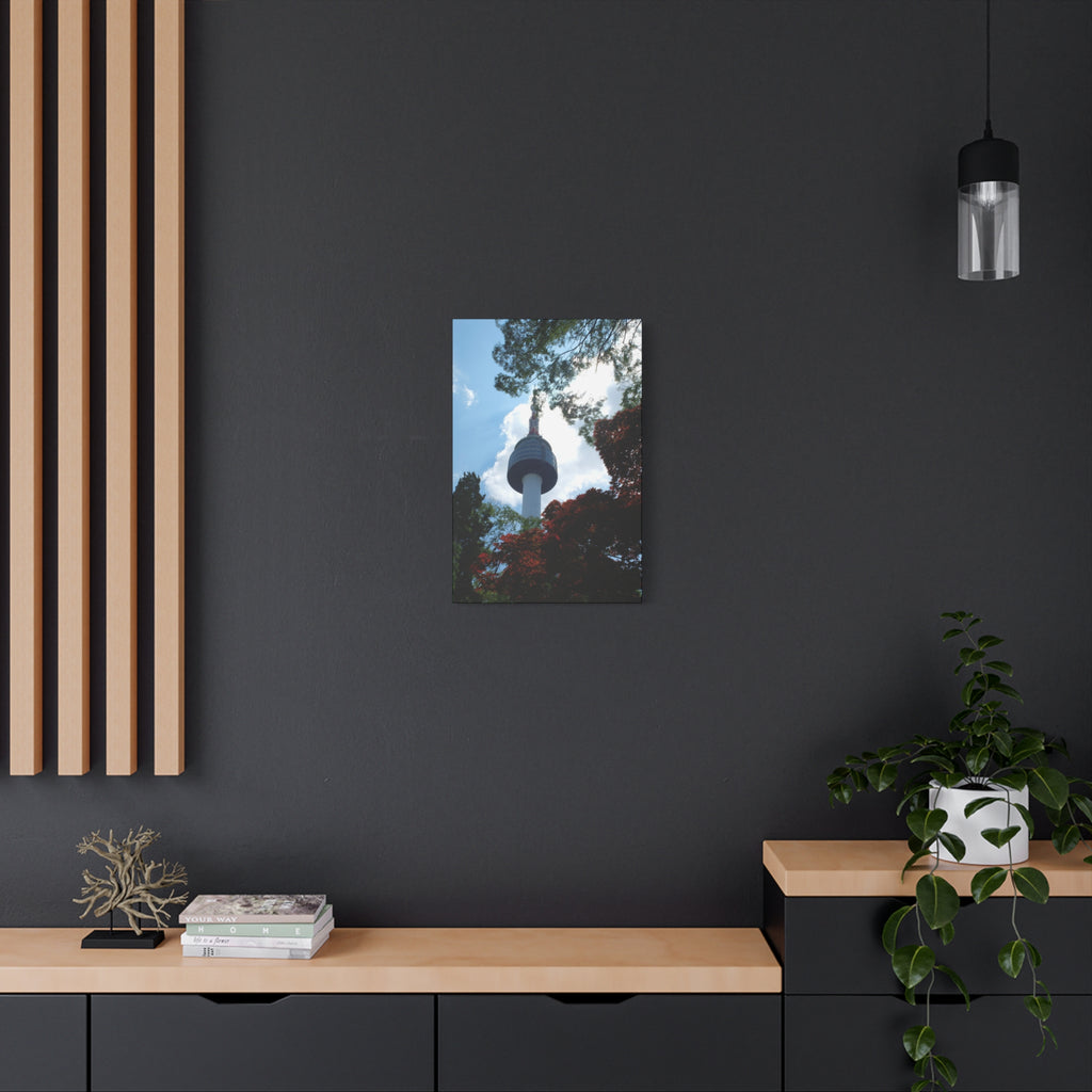 Seoul N Tower Canvas Print — Matte Stretched Wall Art