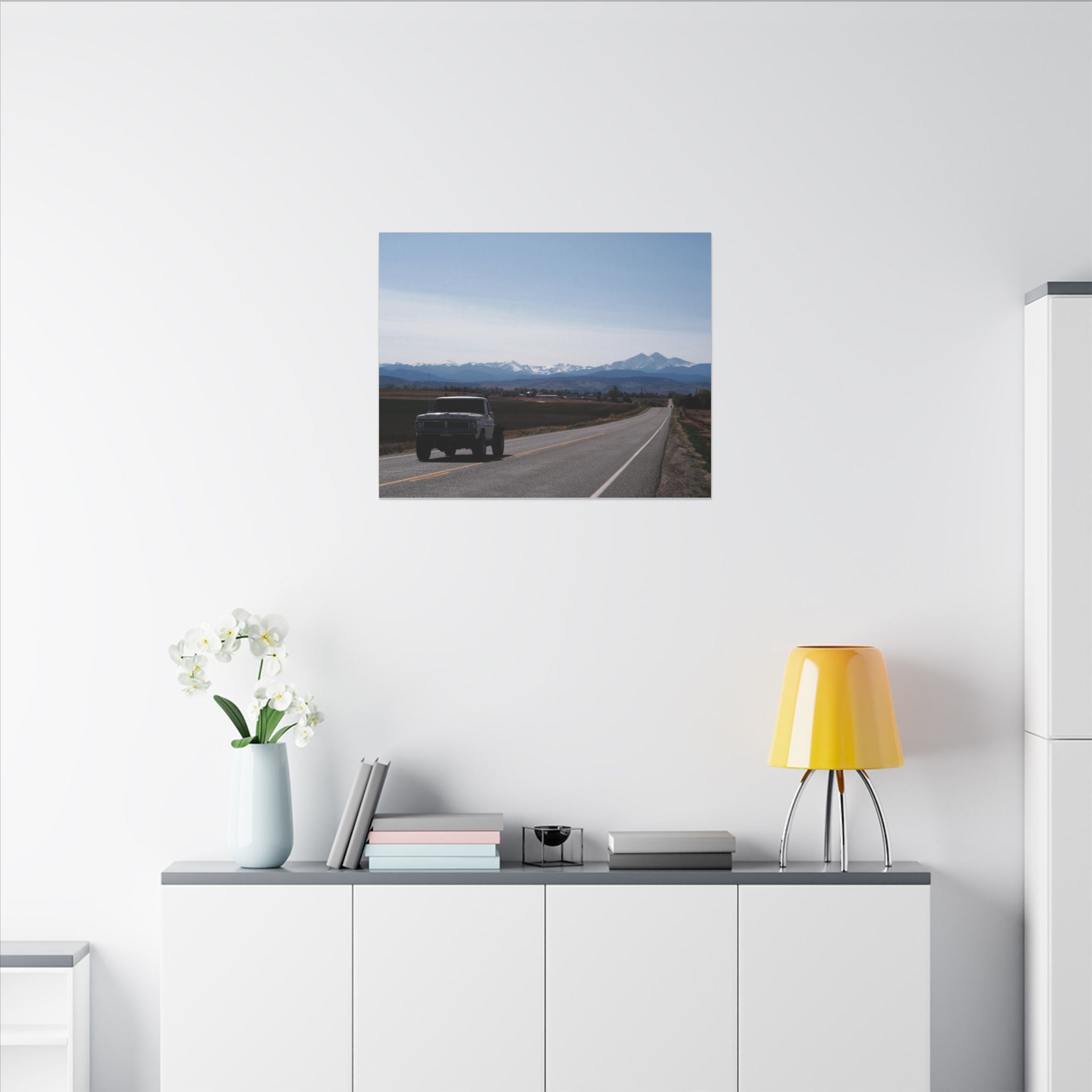 All roads lead to the mountains — Longmont Colorado Wall Art
