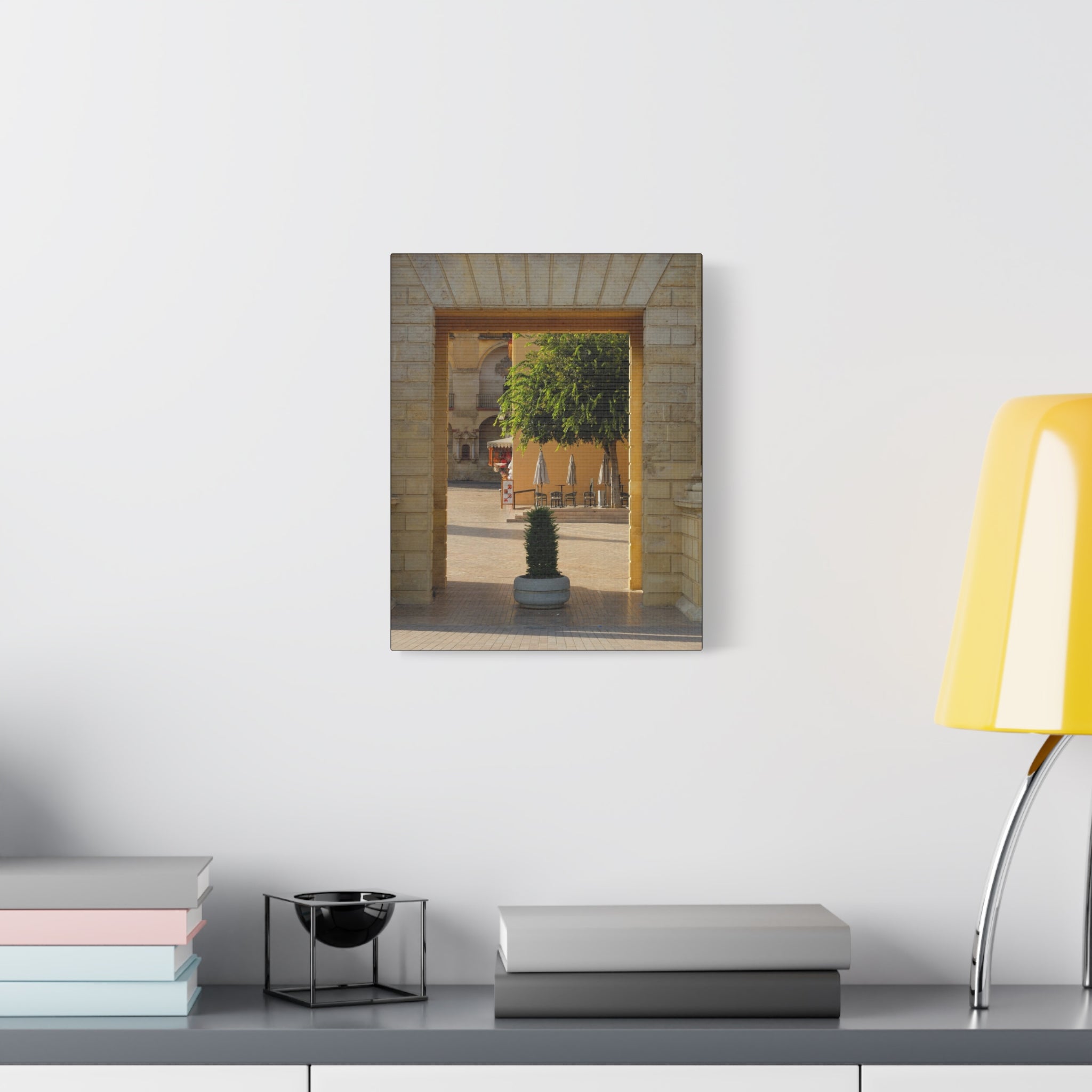 Spanish Archway Canvas Print — Stretched Matte Wall Art