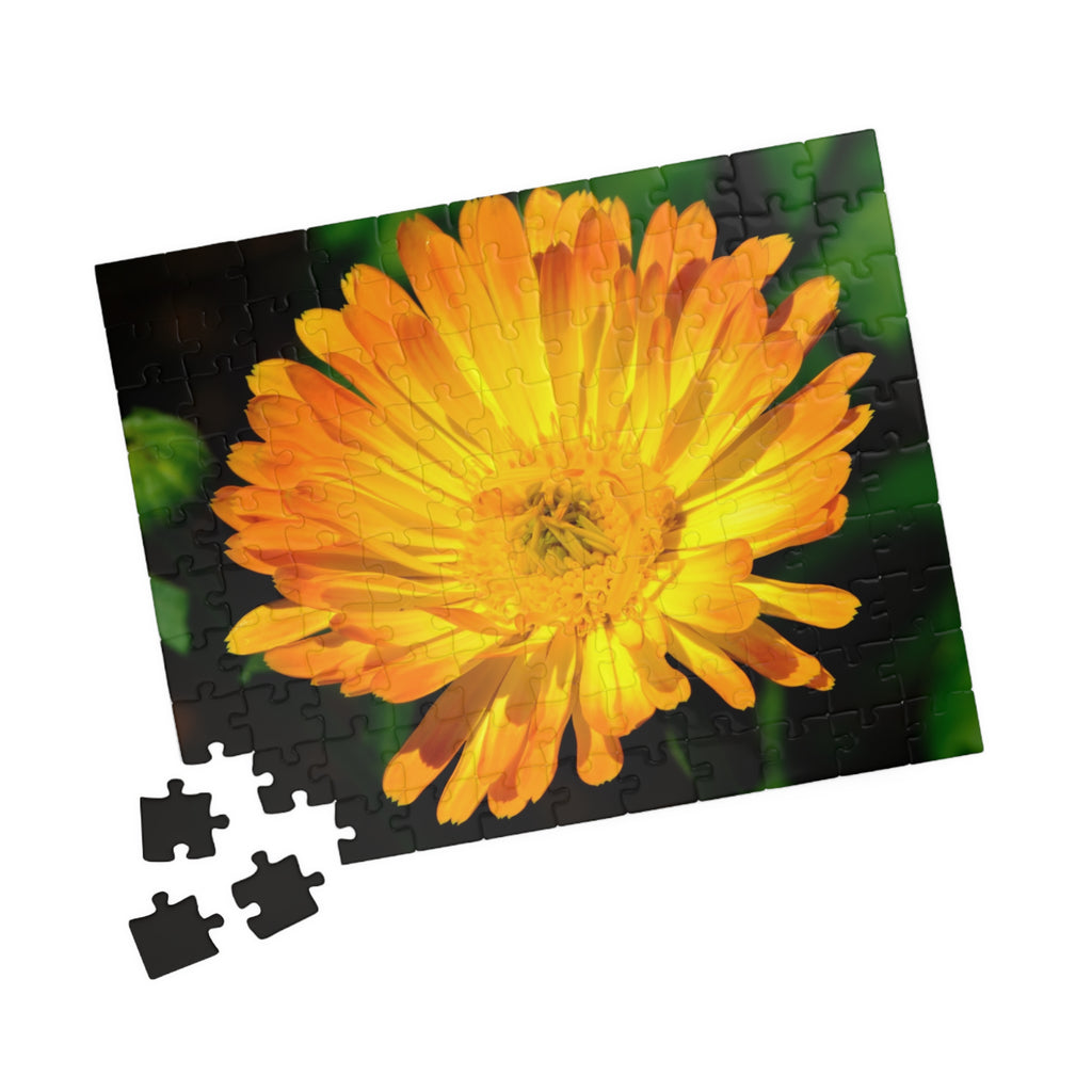 Marigold Bloom Jigsaw Puzzle — 252/520/1014-Piece Floral Puzzle