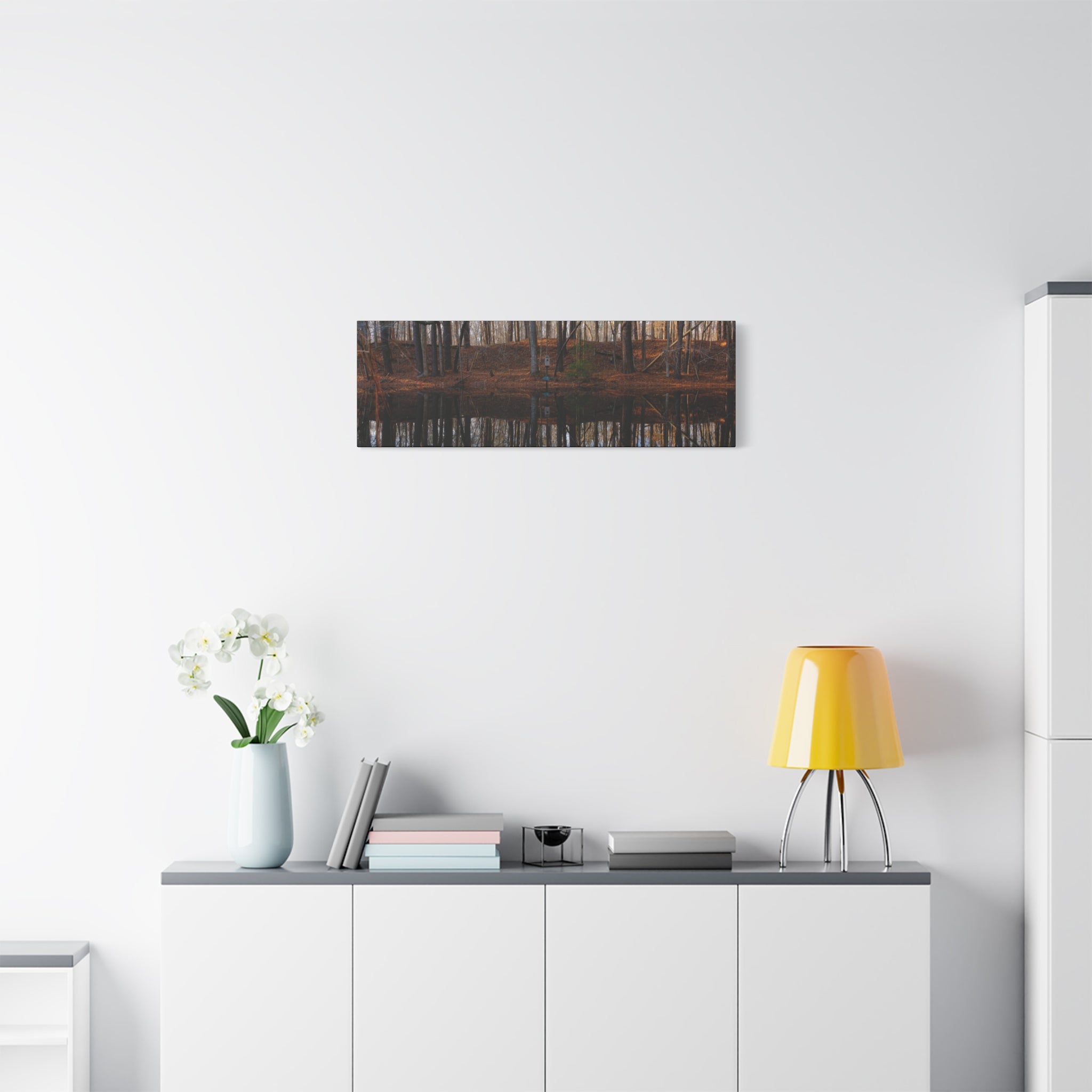 Woodland Reflection Matte Canvas Art – Stretched 1.25" Wall Decor