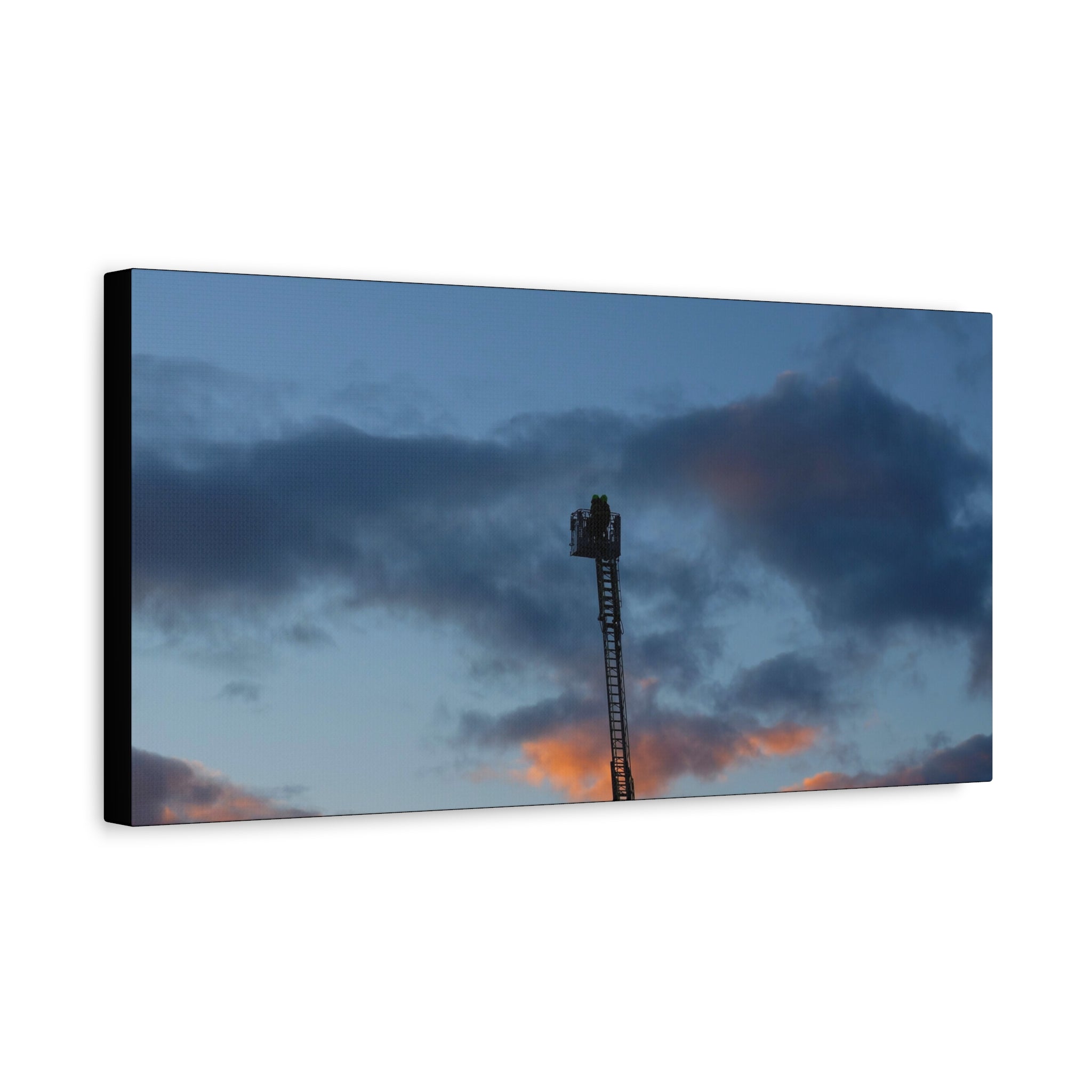 Fire In The Sky Canvas Print — Moody Sky Wall Art