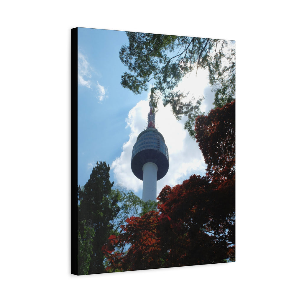 Seoul N Tower Canvas Print — Matte Stretched Wall Art
