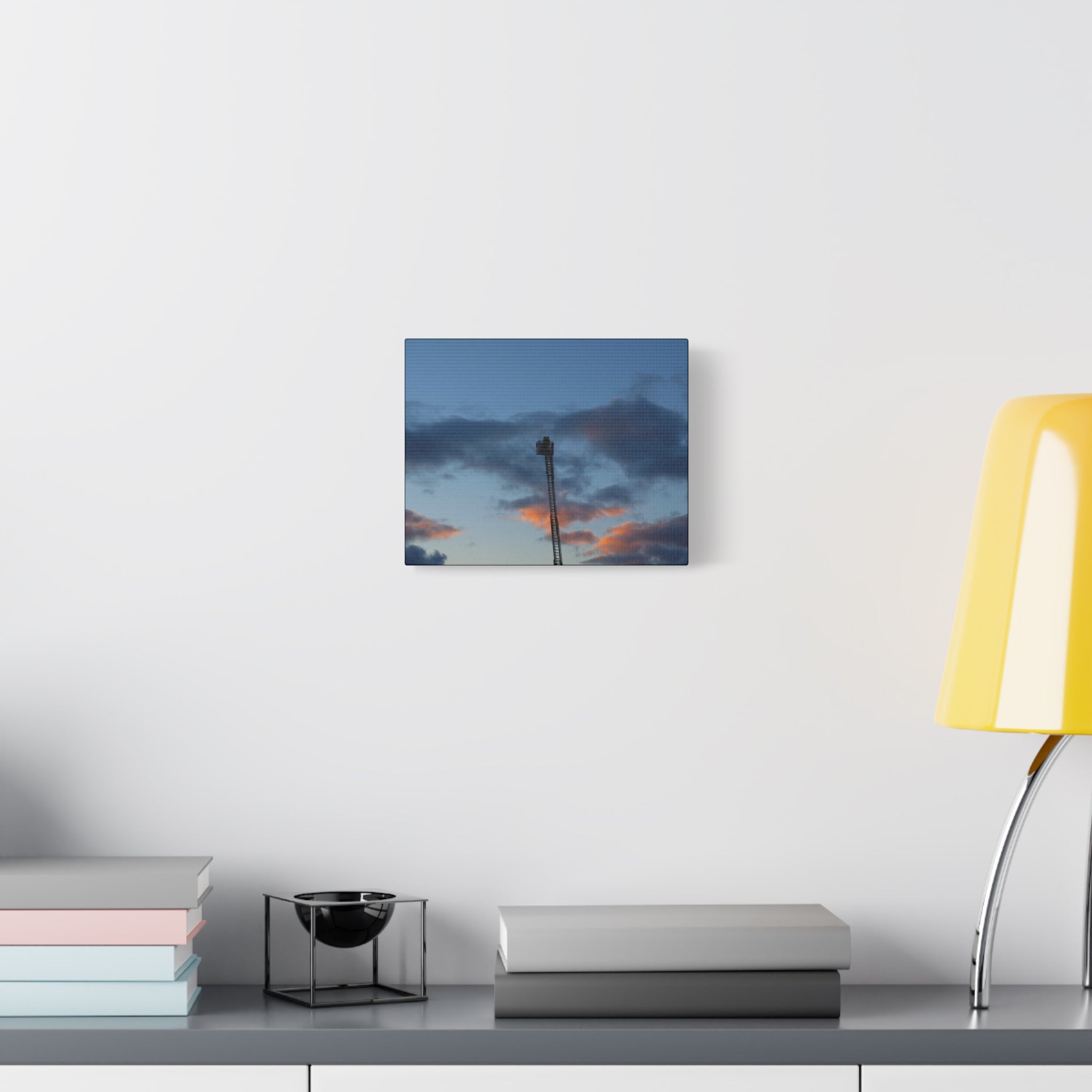 Fire In The Sky Canvas Print — Moody Sky Wall Art
