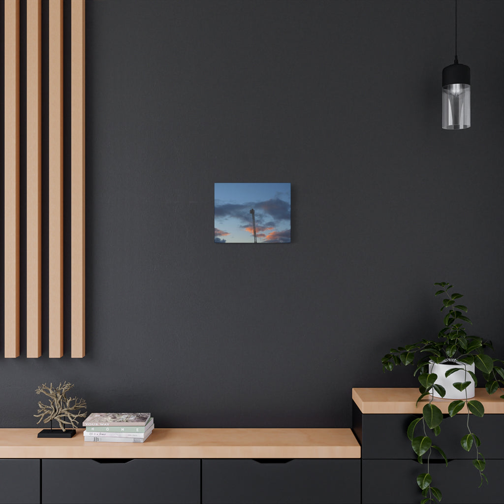Fire In The Sky Canvas Print — Moody Sky Wall Art