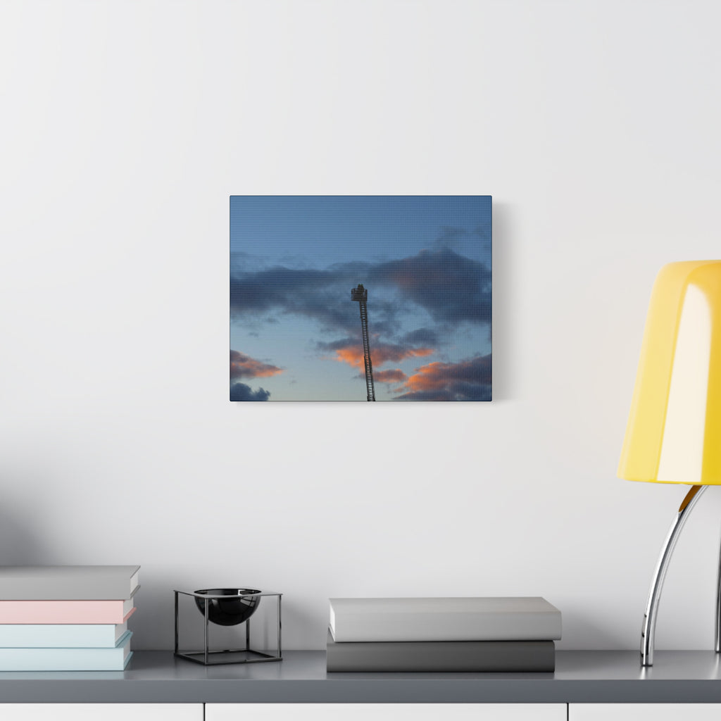 Fire In The Sky Canvas Print — Moody Sky Wall Art