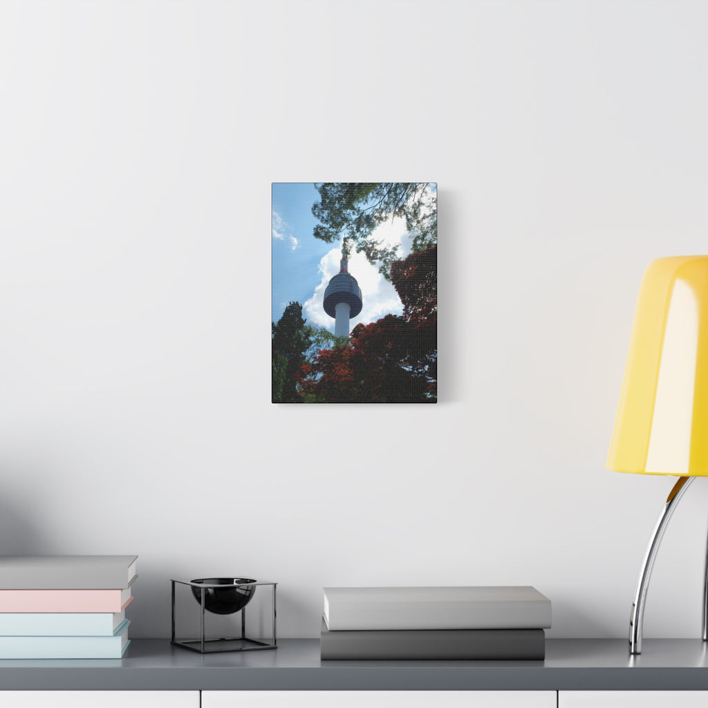 Seoul N Tower Canvas Print — Matte Stretched Wall Art
