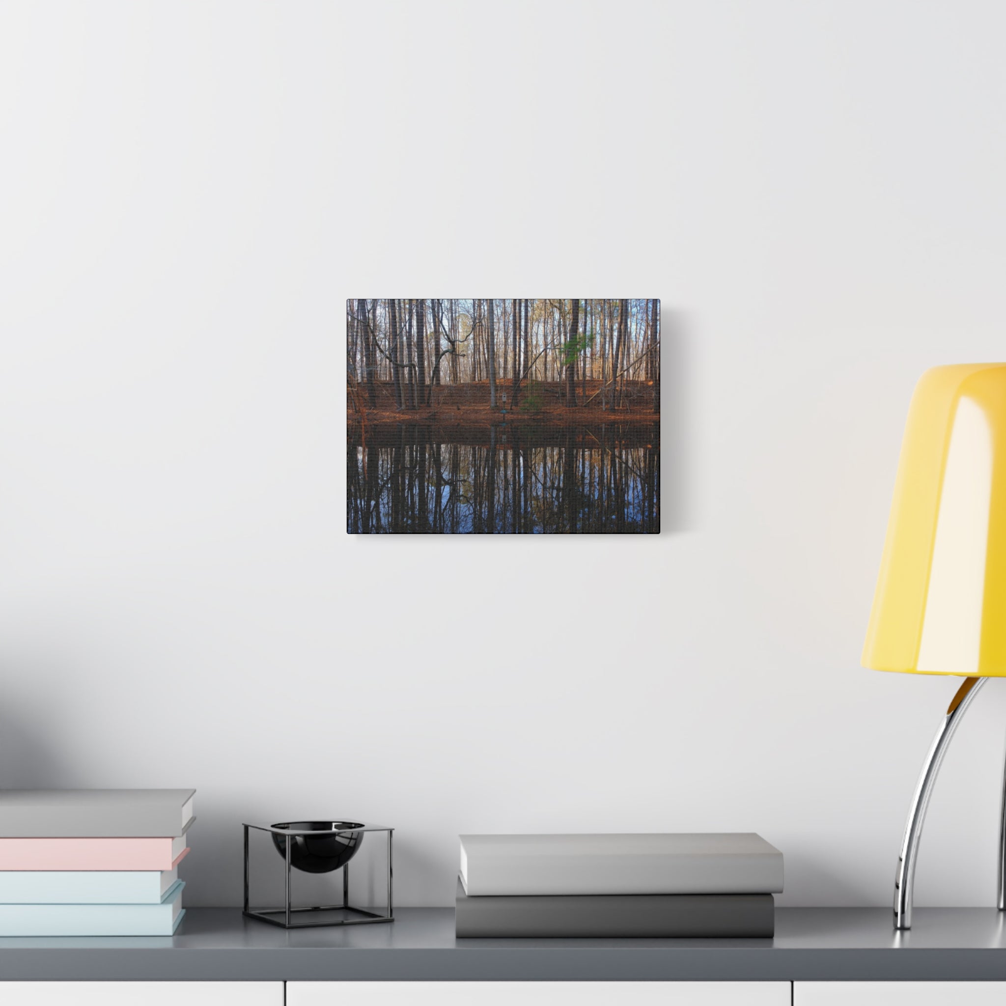 Woodland Reflection Matte Canvas Art – Stretched 1.25" Wall Decor