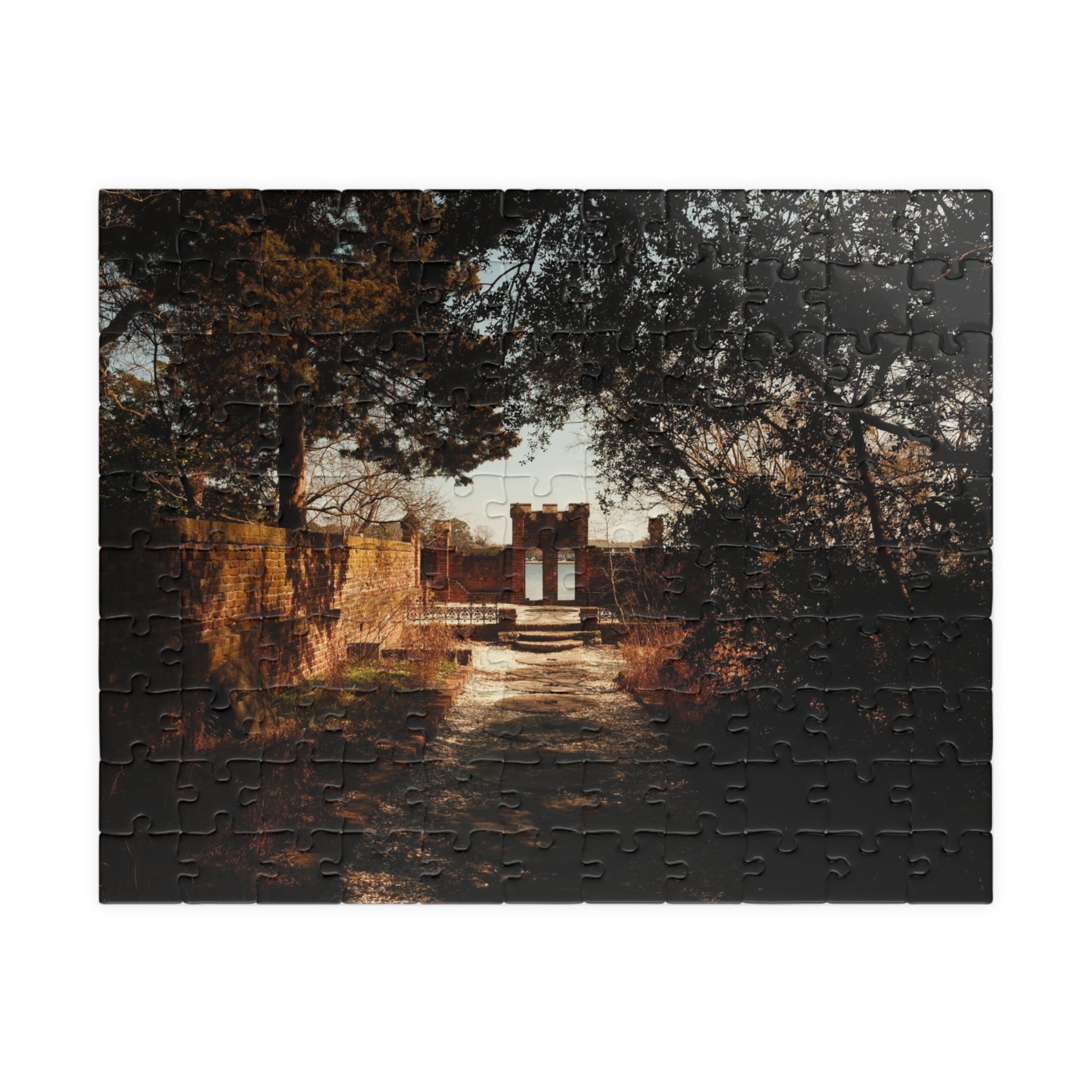 Scenic Ruins Landscape Puzzle — 110/252/520/1014-Piece Jigsaw