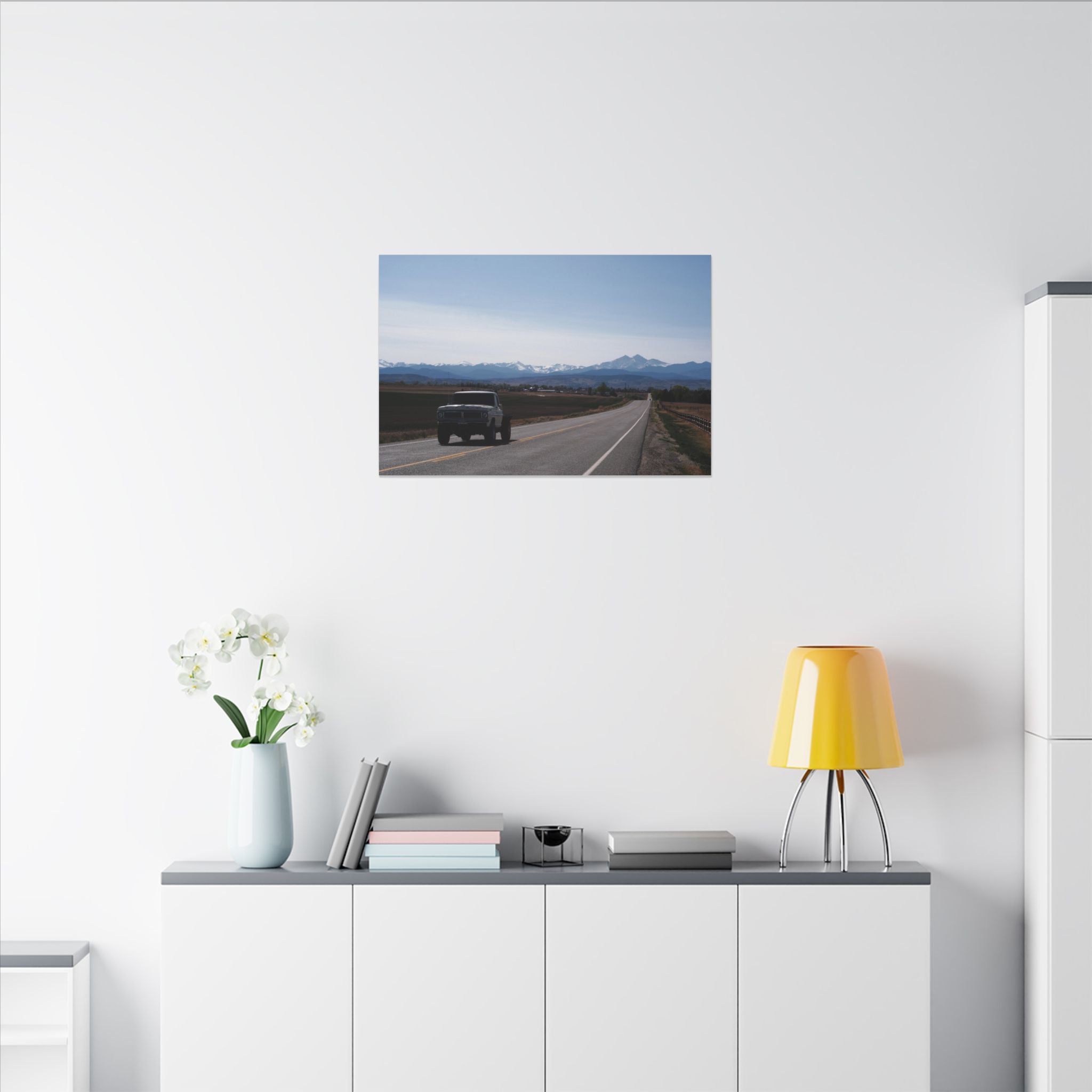 All roads lead to the mountains — Longmont Colorado Wall Art