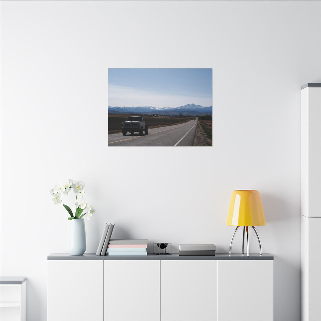 All roads lead to the mountains — Longmont Colorado Wall Art