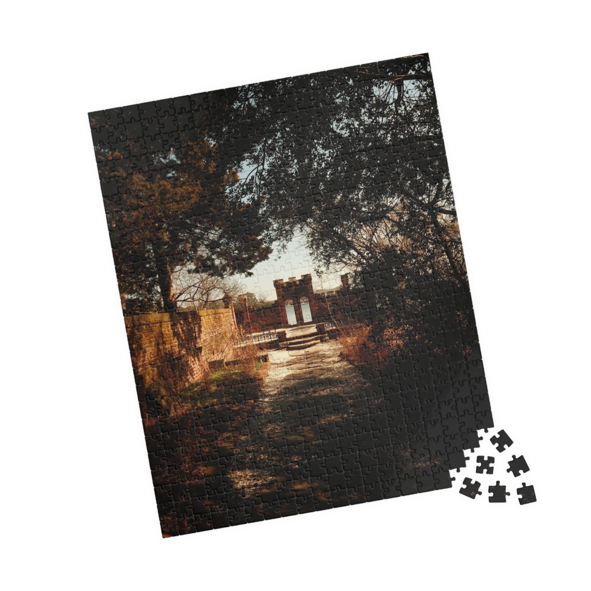 Scenic Ruins Landscape Puzzle — 110/252/520/1014-Piece Jigsaw