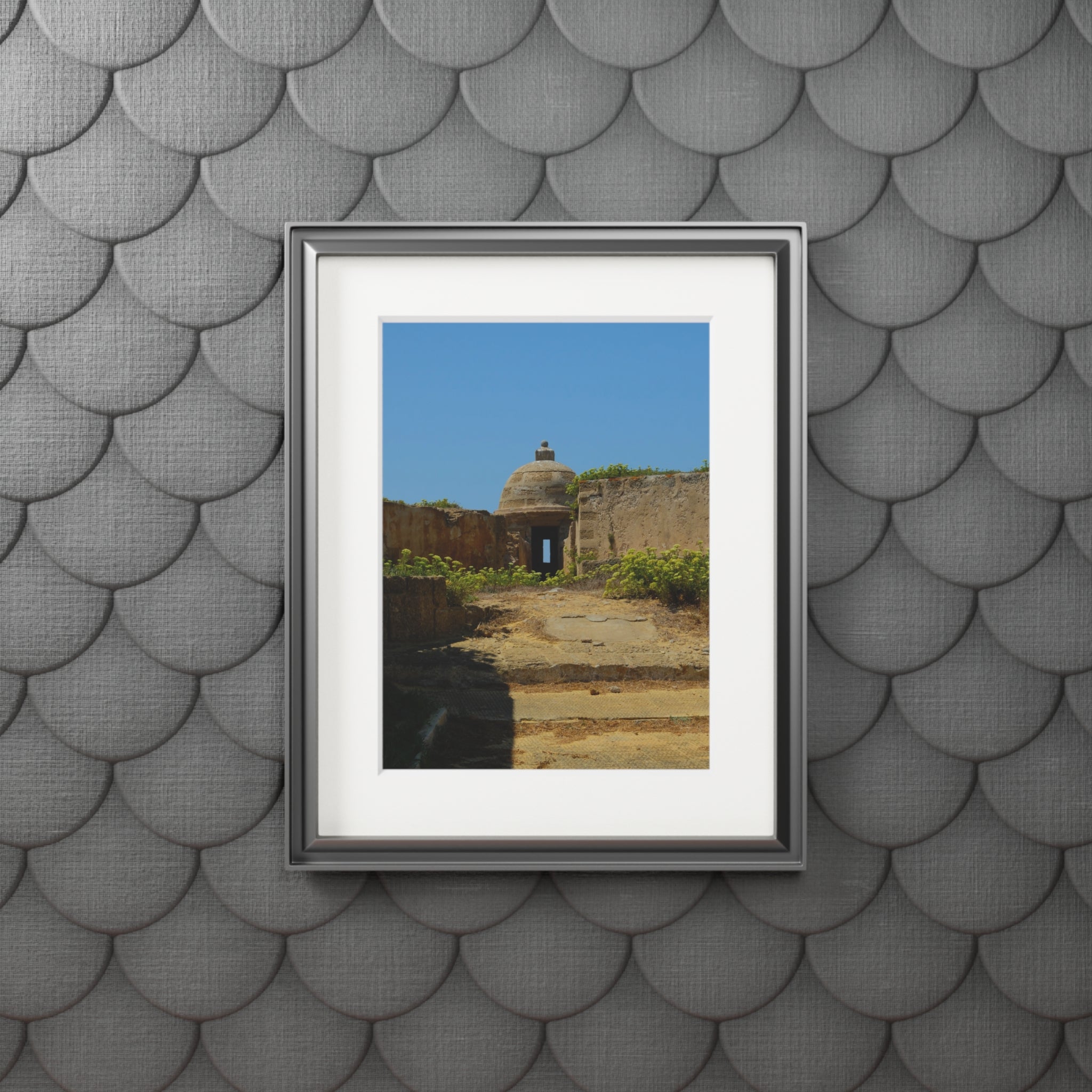 Fortress Ruins Fine Art Print — Passepartout Paper Frame