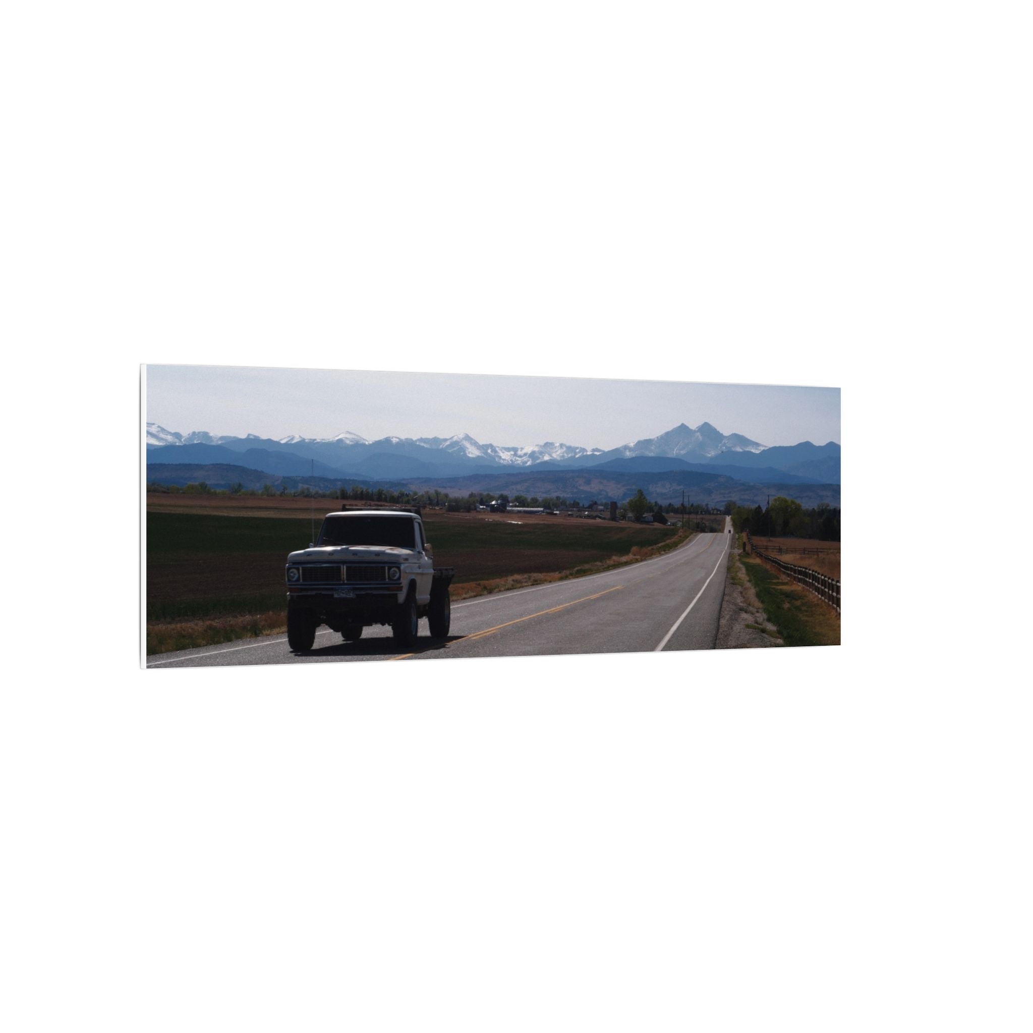 All roads lead to the mountains — Longmont Colorado Wall Art