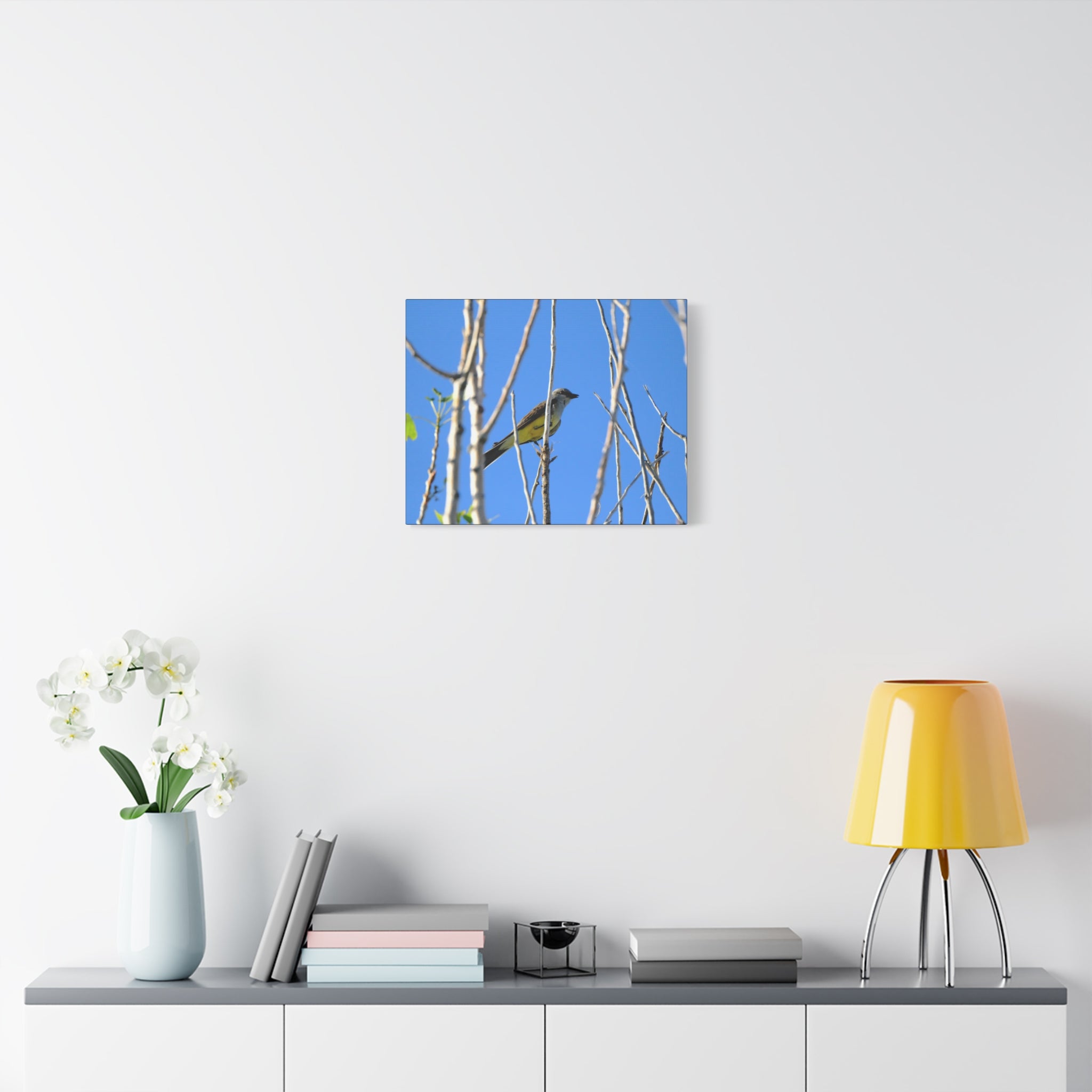 Western King Bird Horizontal Matte Canvas, Stretched, 1.25"