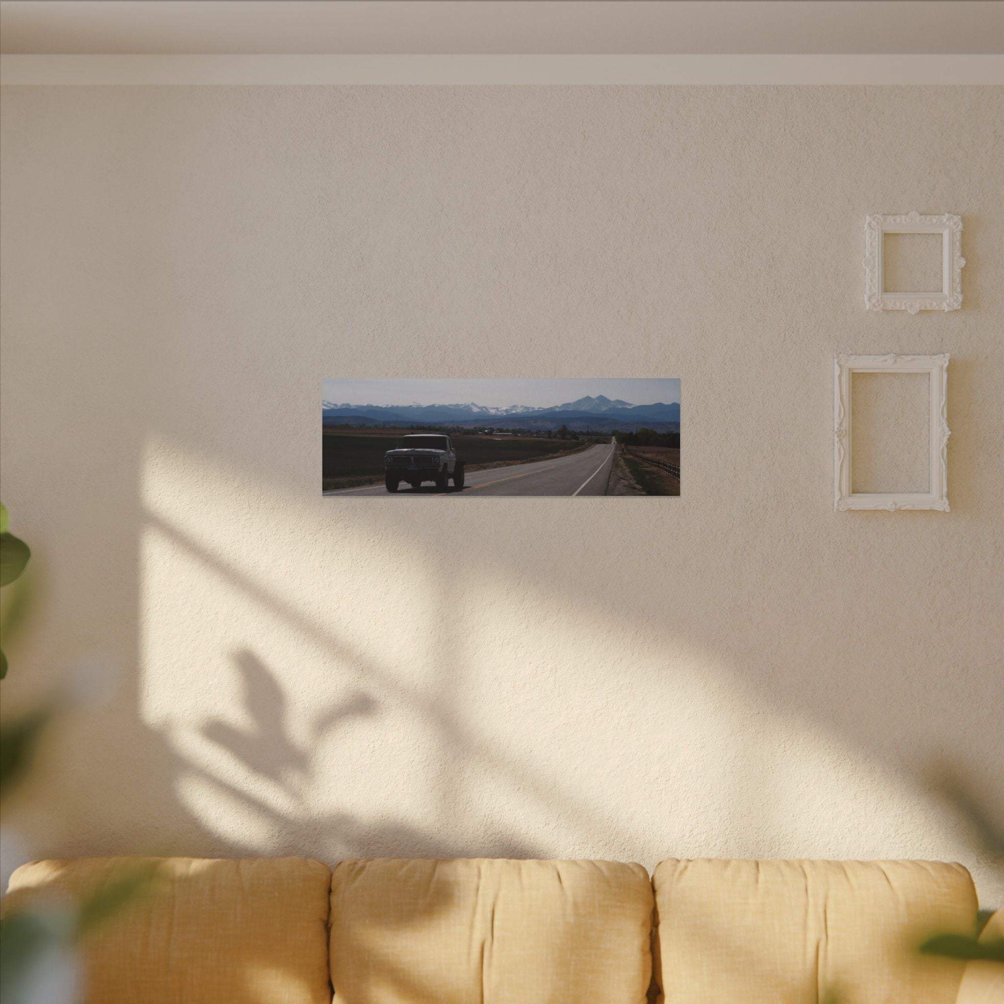 All roads lead to the mountains — Longmont Colorado Wall Art