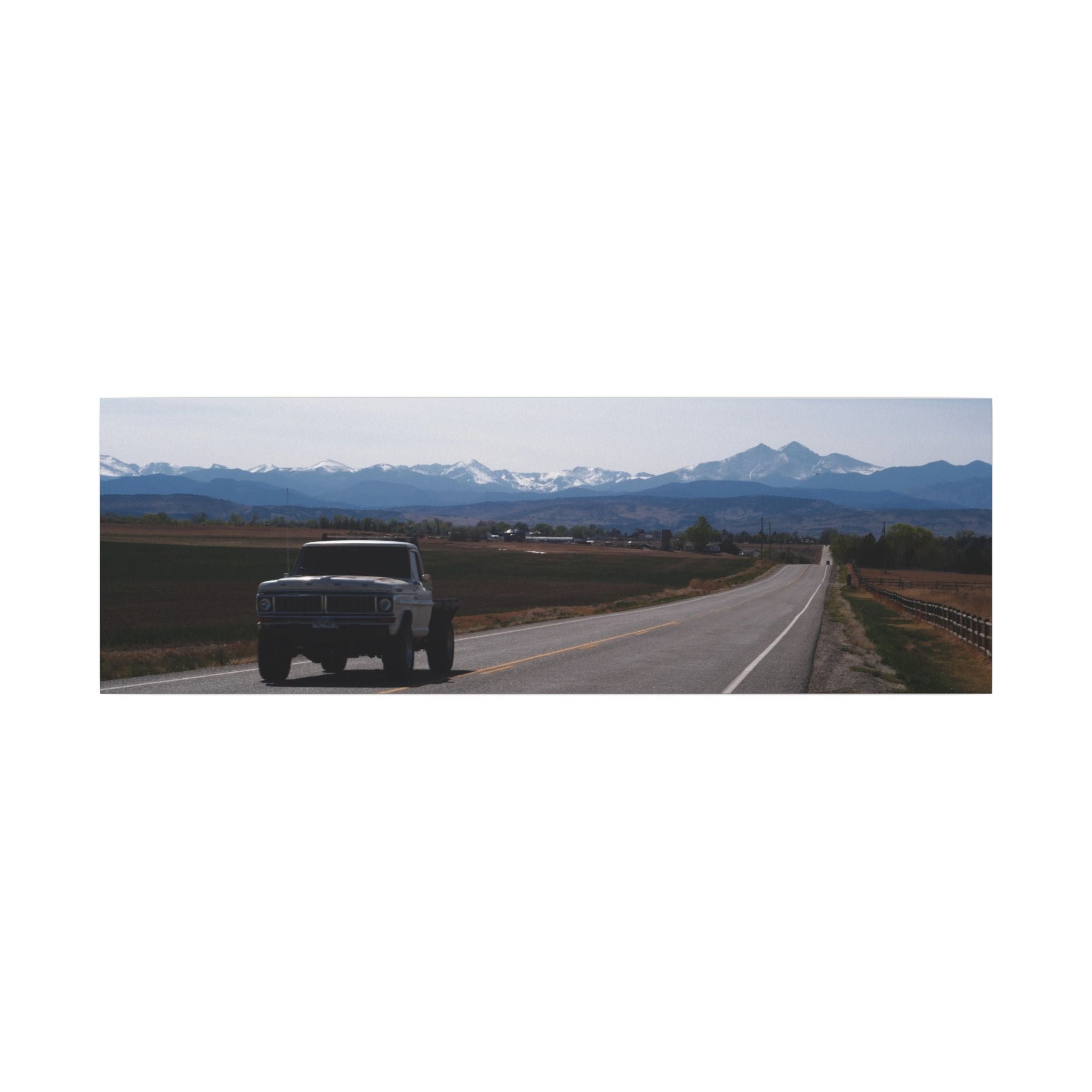 All roads lead to the mountains — Longmont Colorado Wall Art