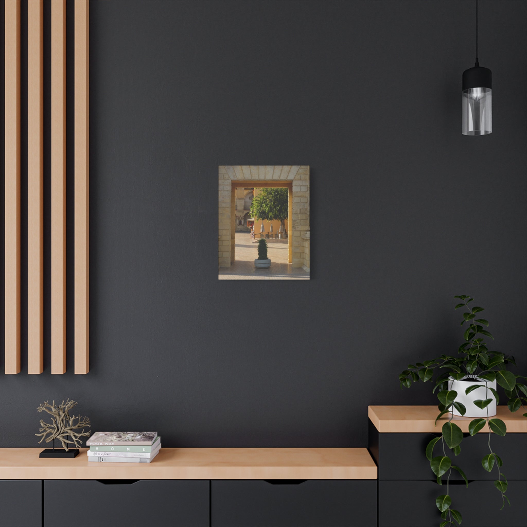 Spanish Archway Canvas Print — Stretched Matte Wall Art