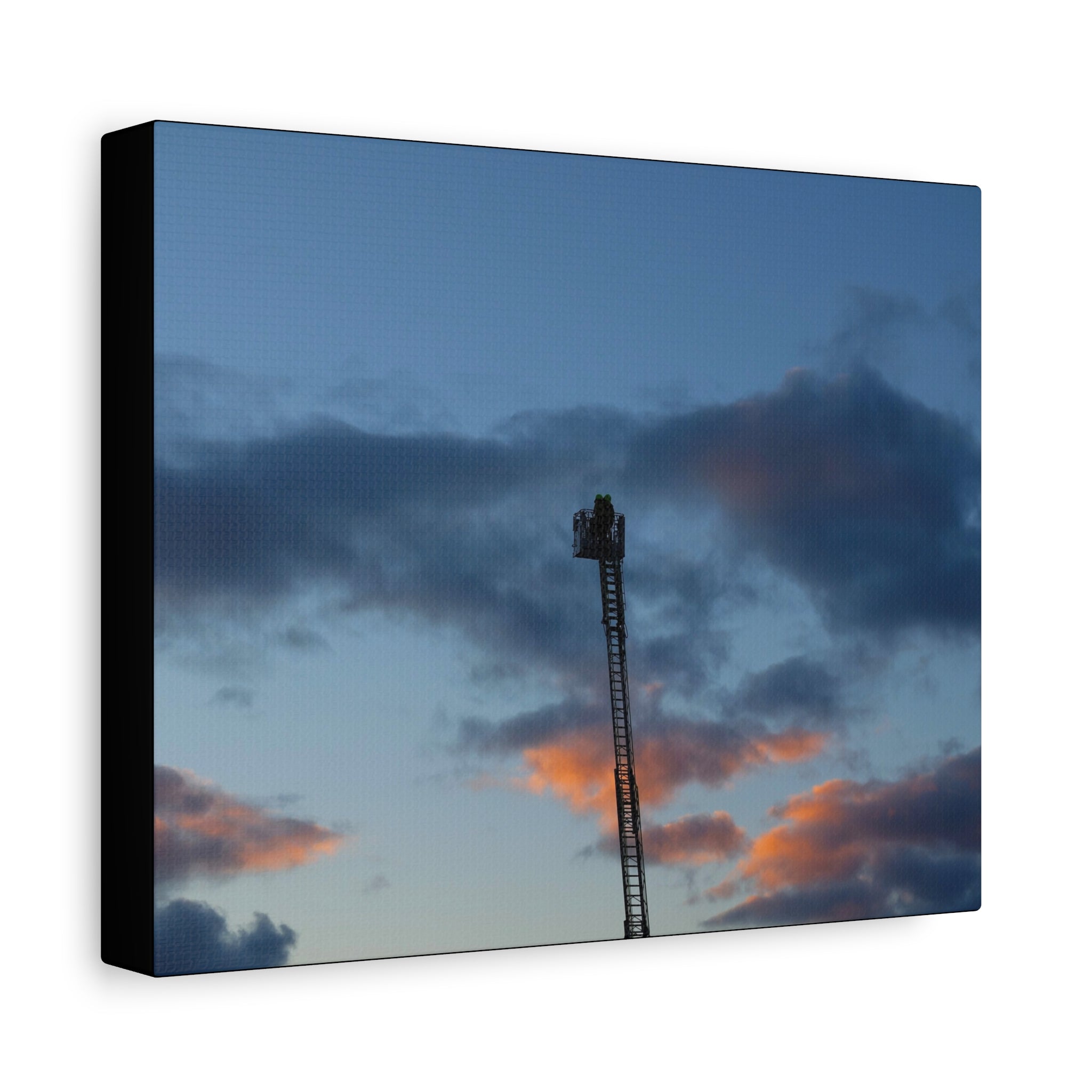 Fire In The Sky Canvas Print — Moody Sky Wall Art