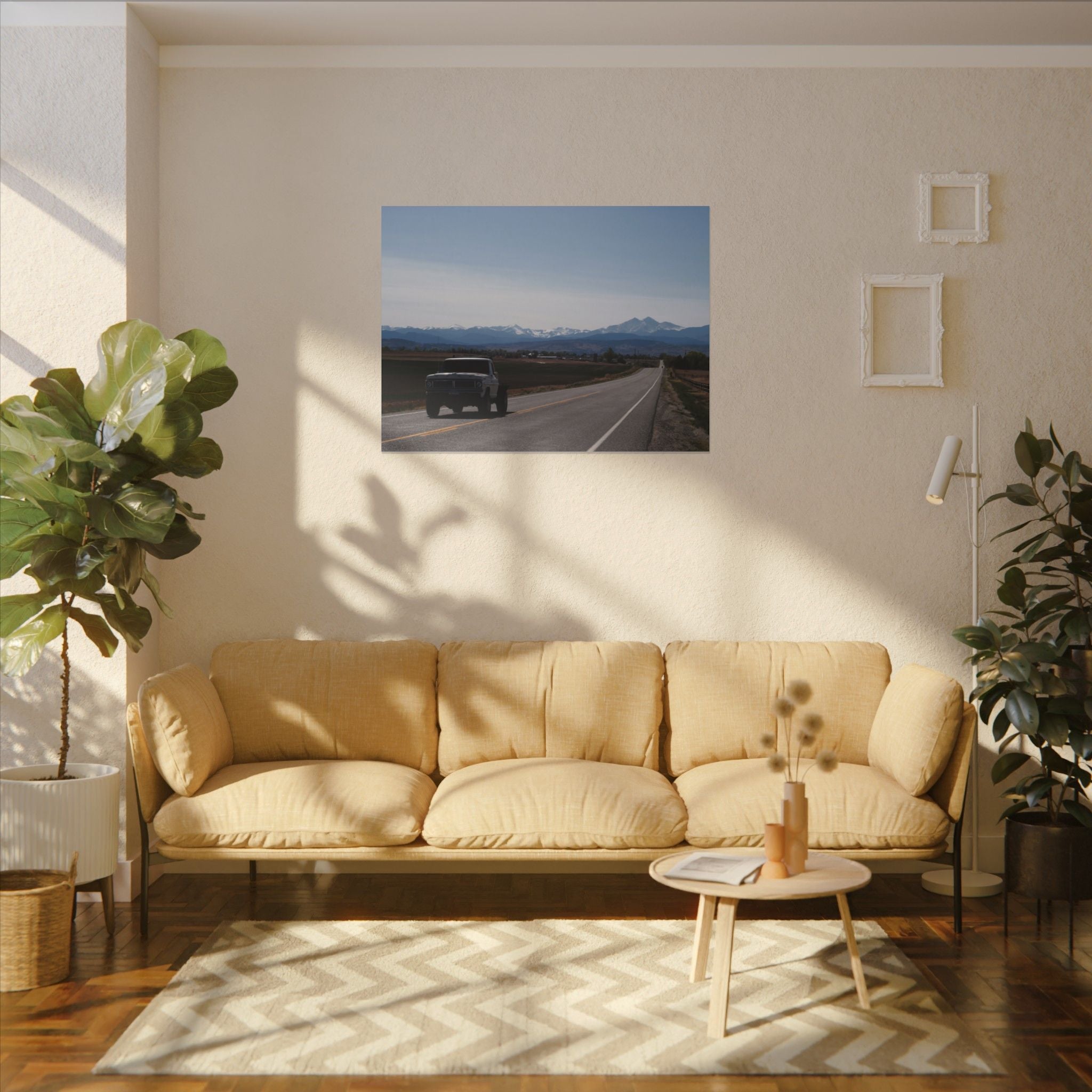 All roads lead to the mountains — Longmont Colorado Wall Art