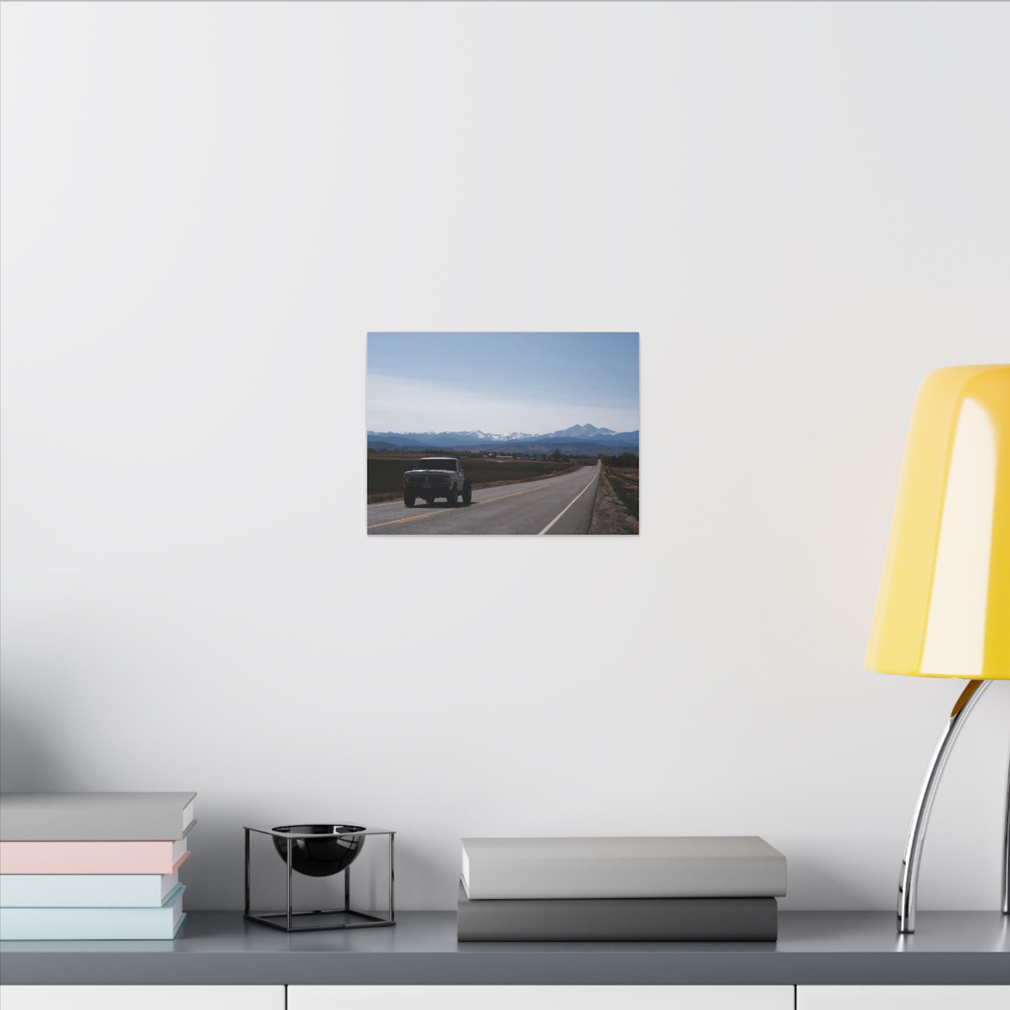 All roads lead to the mountains — Longmont Colorado Wall Art
