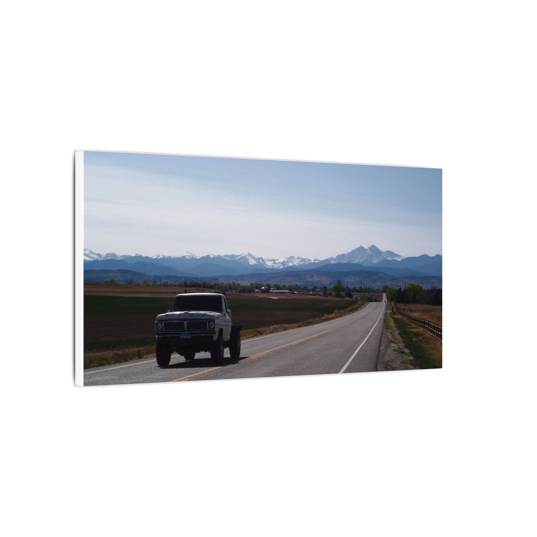 All roads lead to the mountains — Longmont Colorado Wall Art