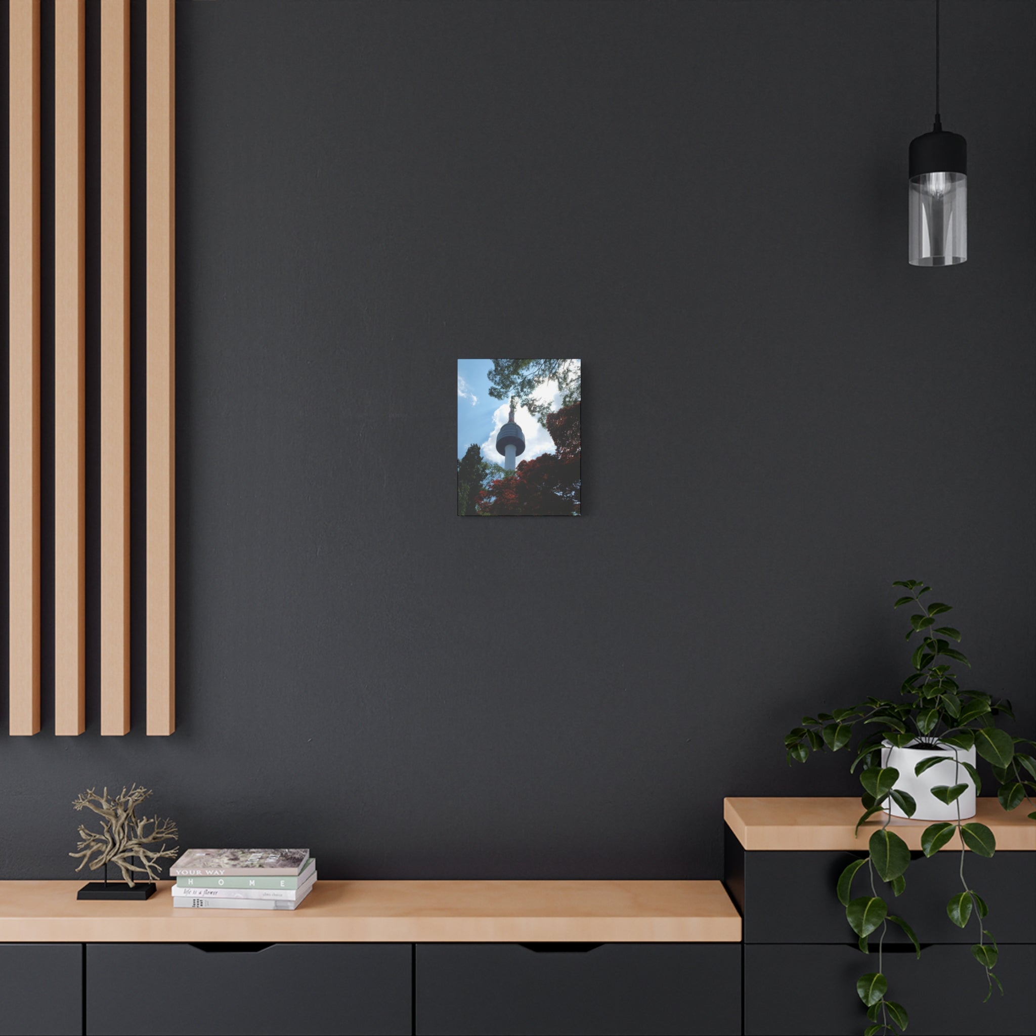 Seoul N Tower Canvas Print — Matte Stretched Wall Art