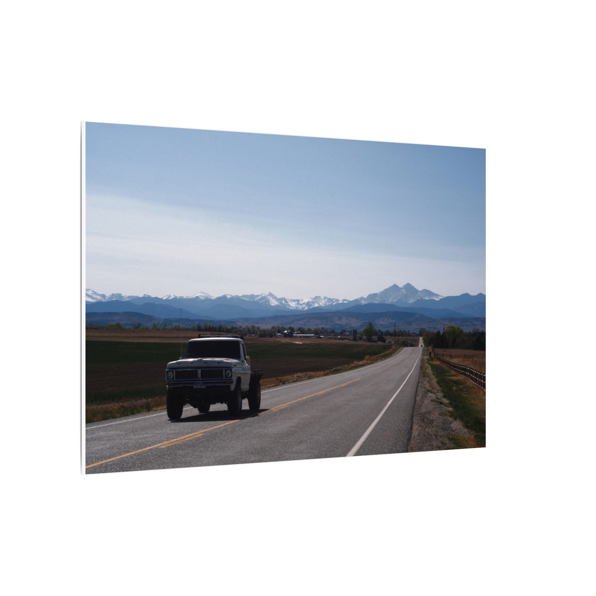 All roads lead to the mountains — Longmont Colorado Wall Art
