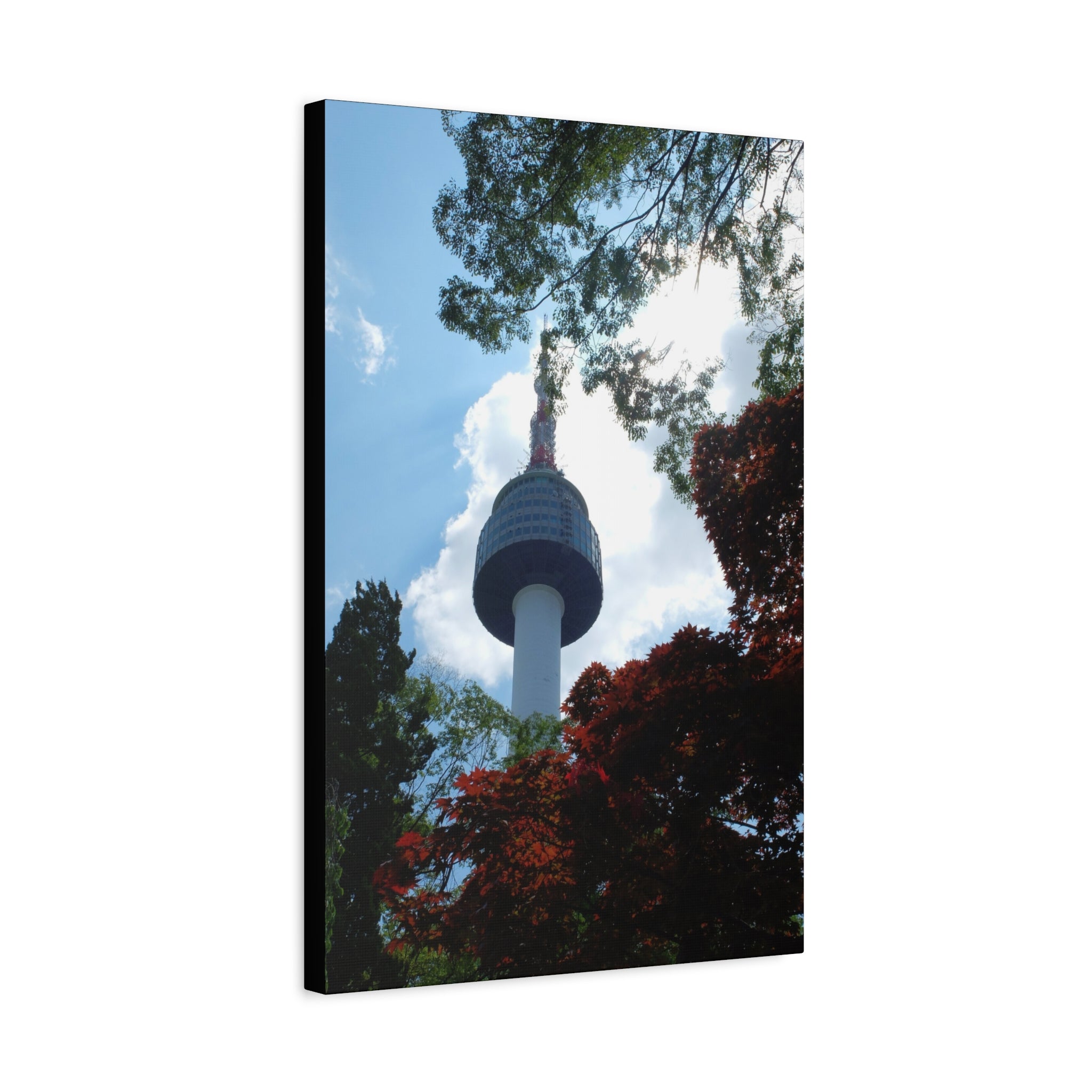 Seoul N Tower Canvas Print — Matte Stretched Wall Art