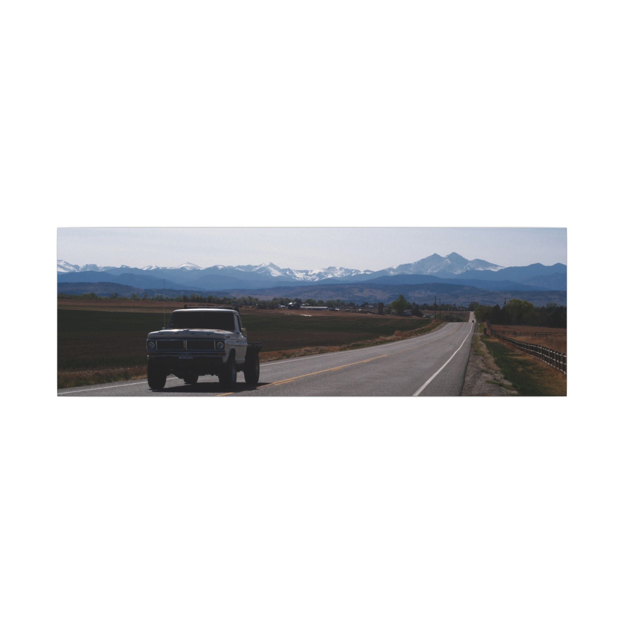 All roads lead to the mountains — Longmont Colorado Wall Art