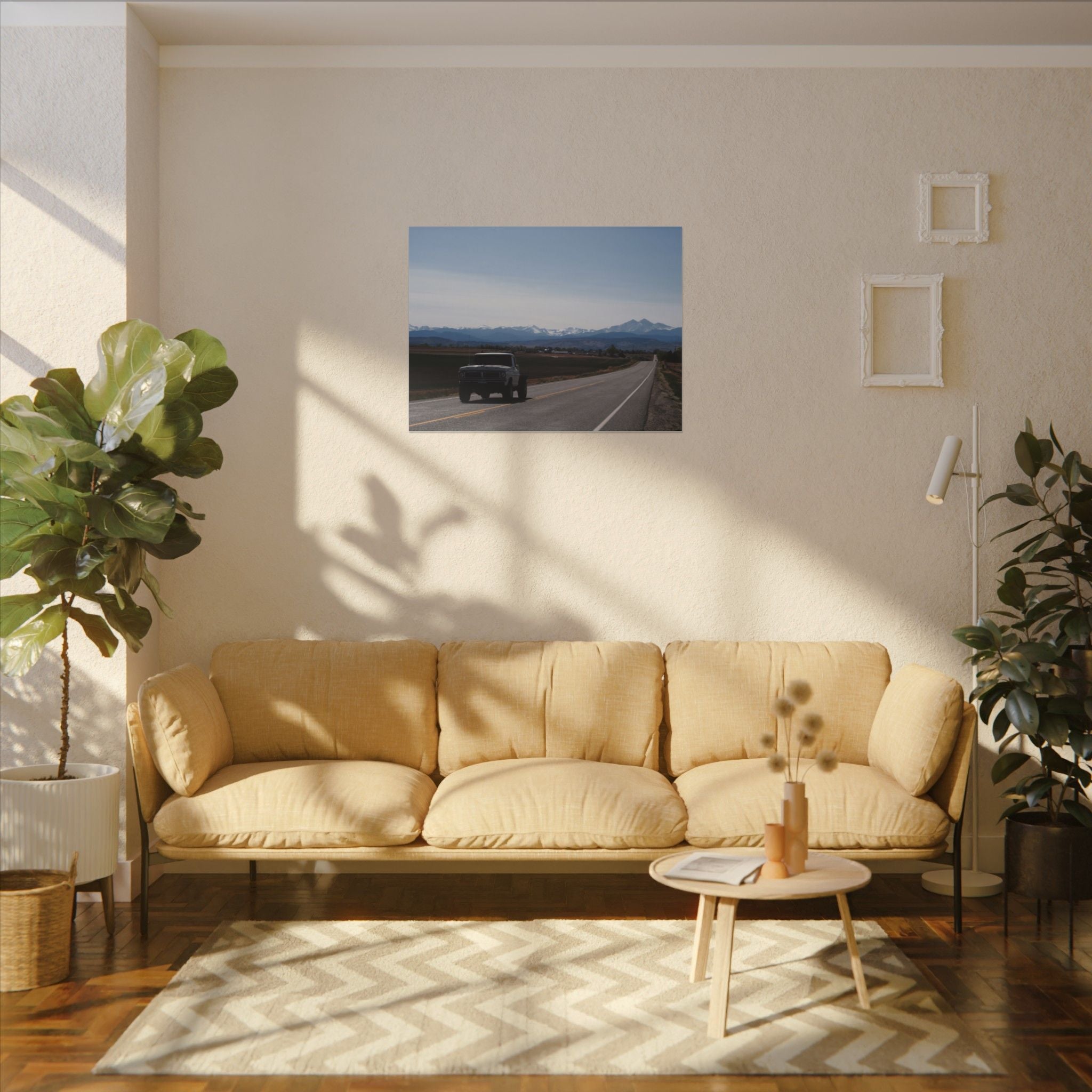 All roads lead to the mountains — Longmont Colorado Wall Art