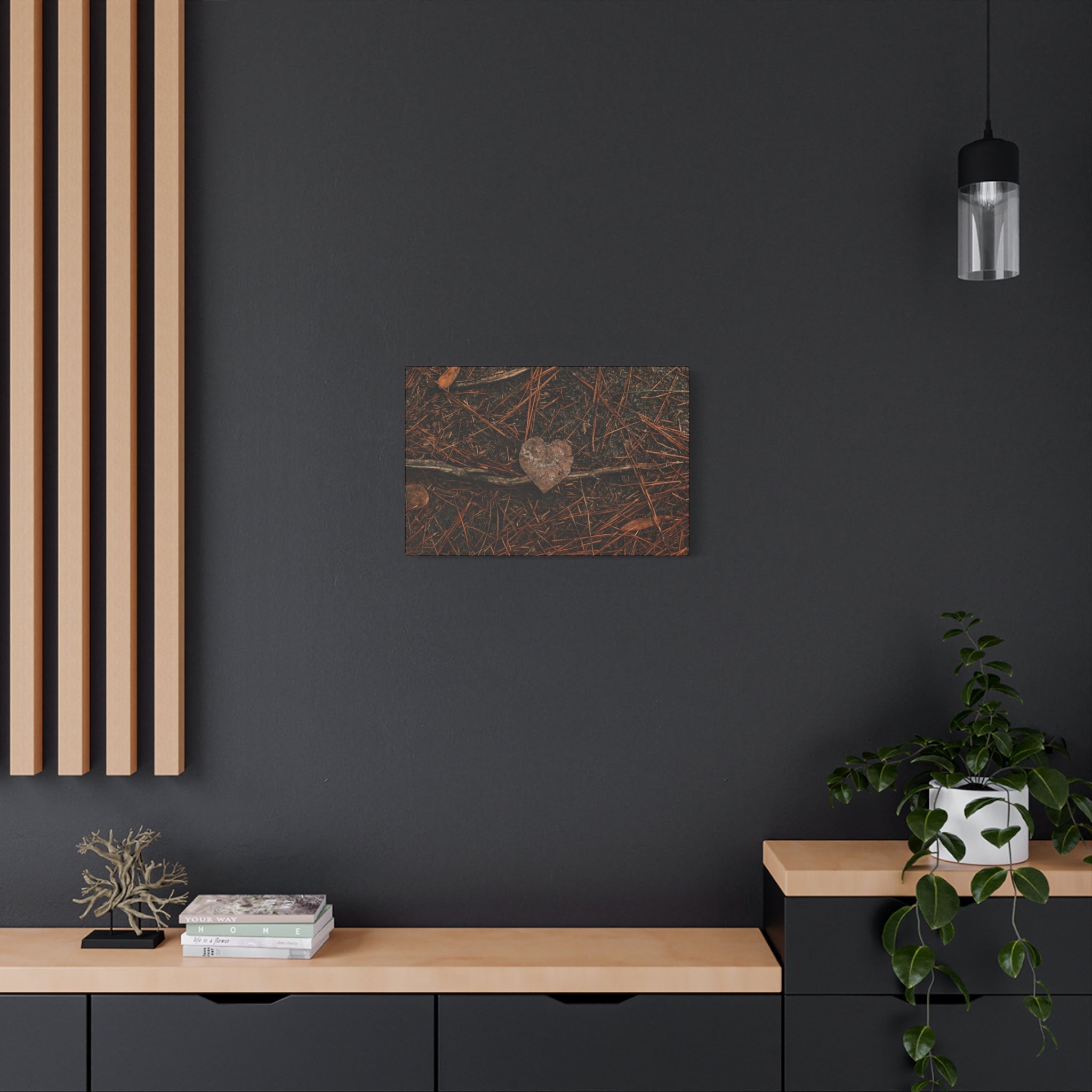 Love Your Forest Canvas Print – Rustic Nature Wall Art