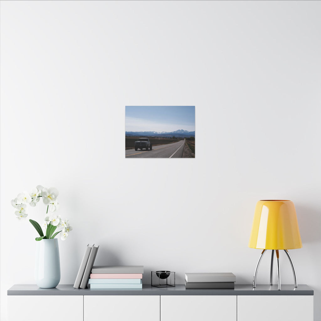 All roads lead to the mountains — Longmont Colorado Wall Art
