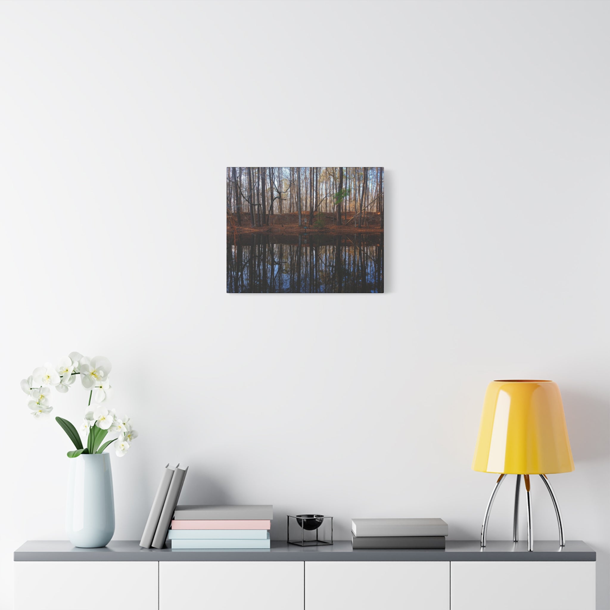 Woodland Reflection Matte Canvas Art – Stretched 1.25" Wall Decor