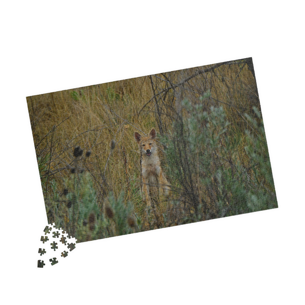 Coyote Pup Puzzle — Wildlife Photo Jigsaw (110/252/520/1014 pcs)