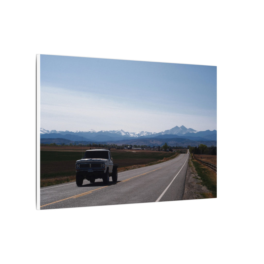 All roads lead to the mountains — Longmont Colorado Wall Art