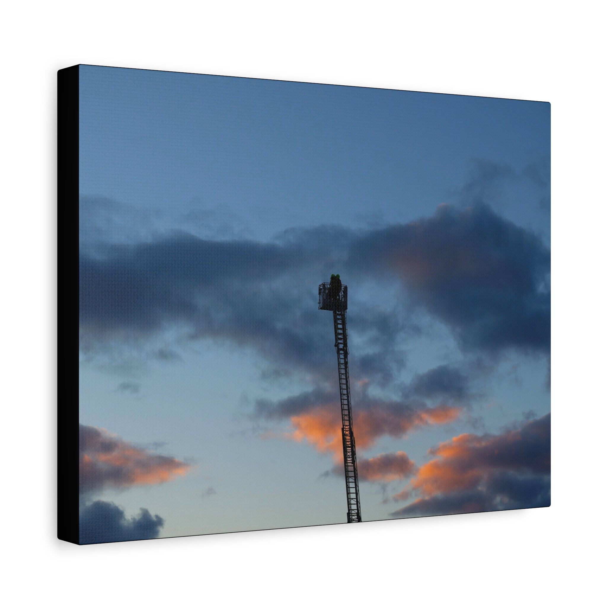 Fire In The Sky Canvas Print — Moody Sky Wall Art
