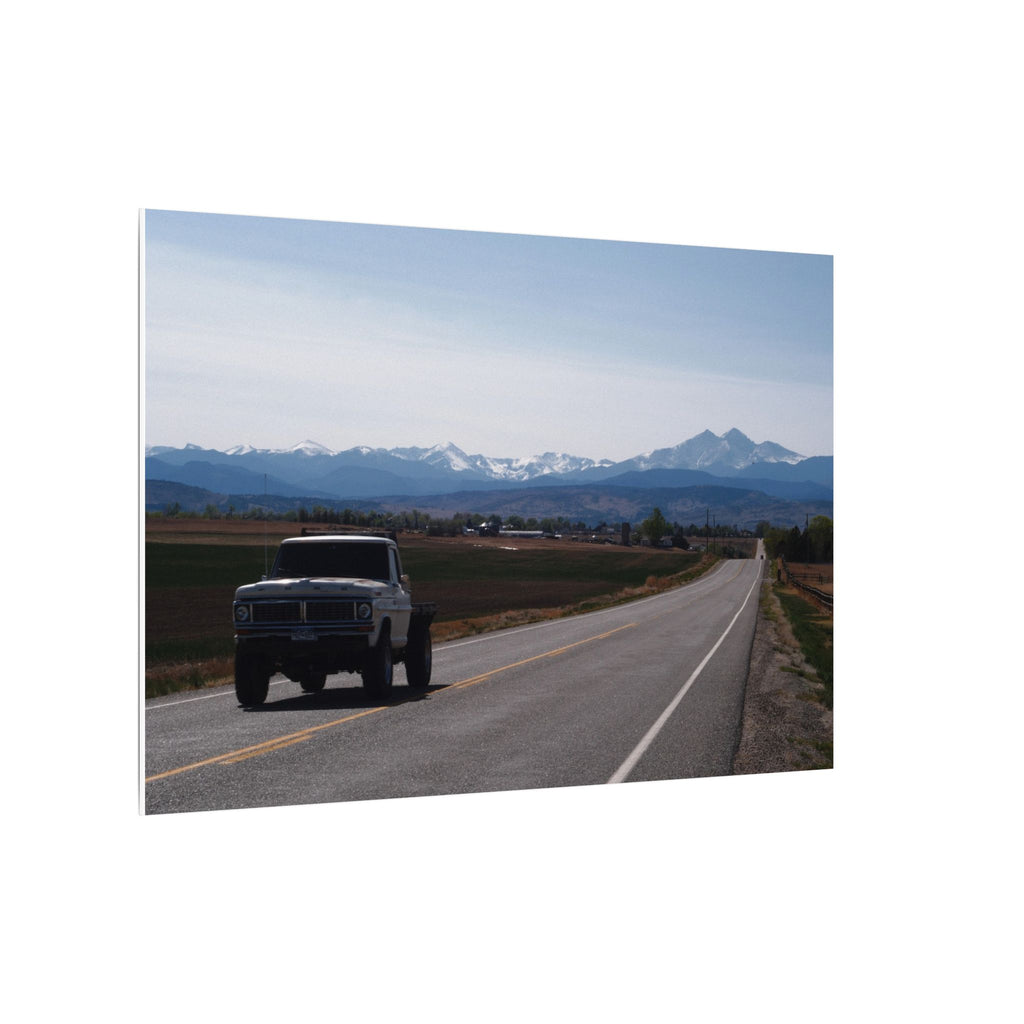 All roads lead to the mountains — Longmont Colorado Wall Art