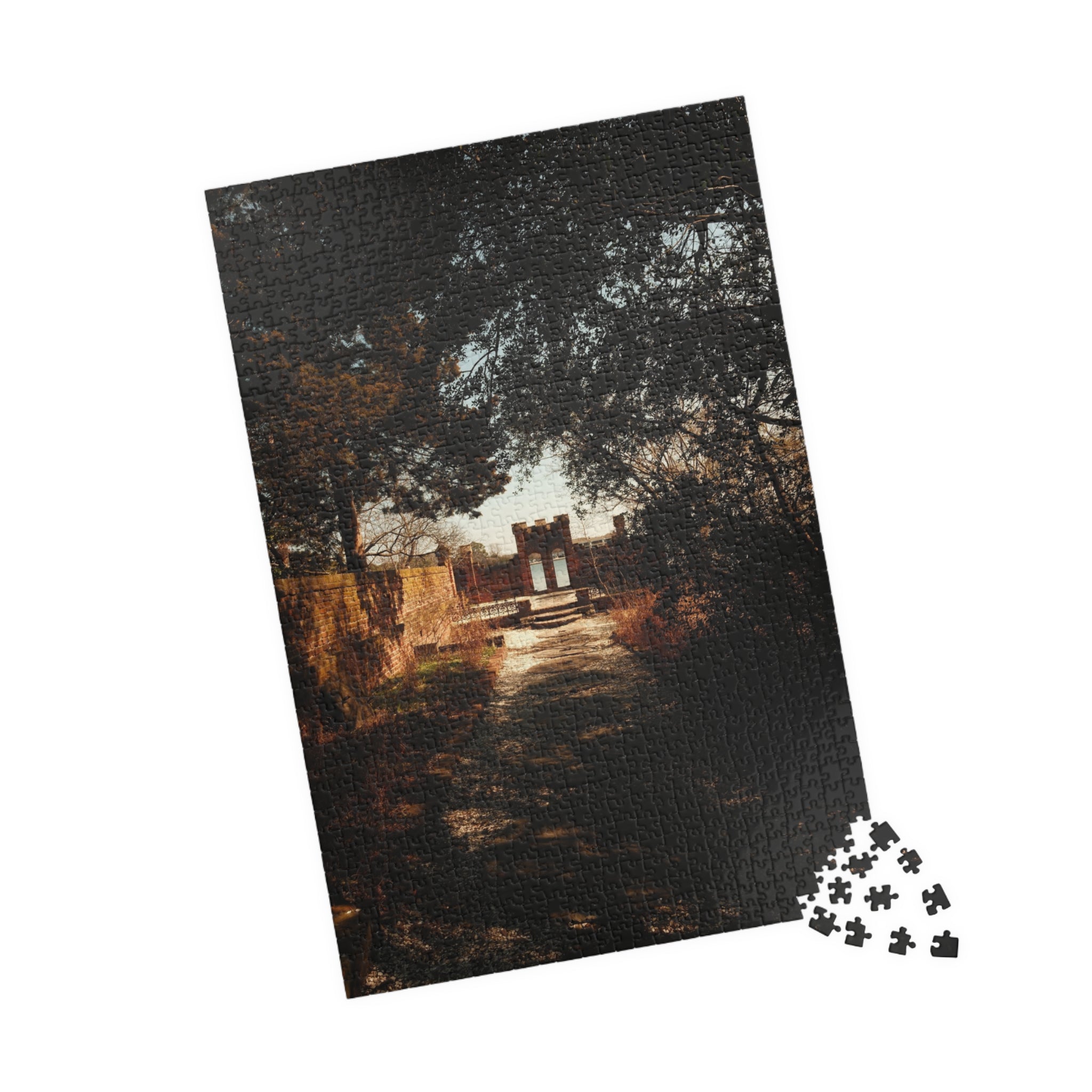 Scenic Ruins Landscape Puzzle — 110/252/520/1014-Piece Jigsaw