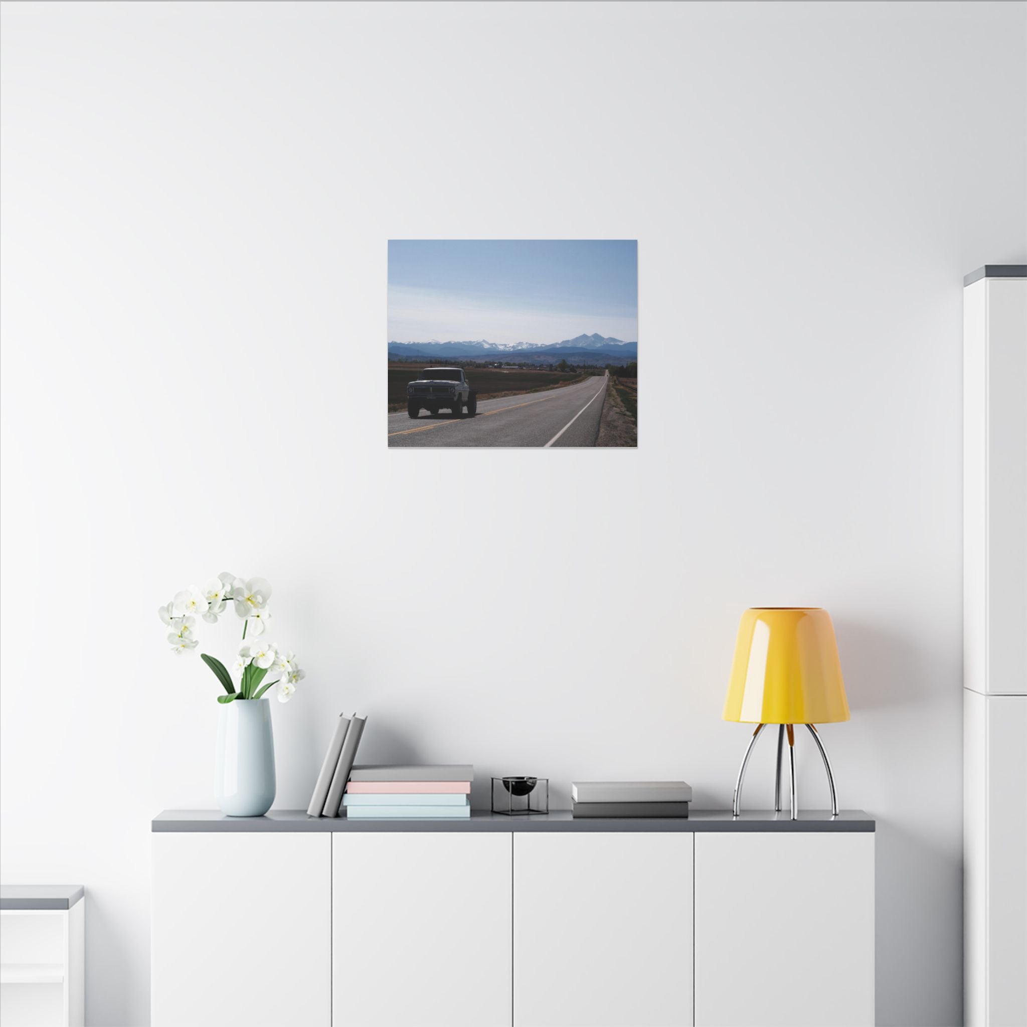All roads lead to the mountains — Longmont Colorado Wall Art