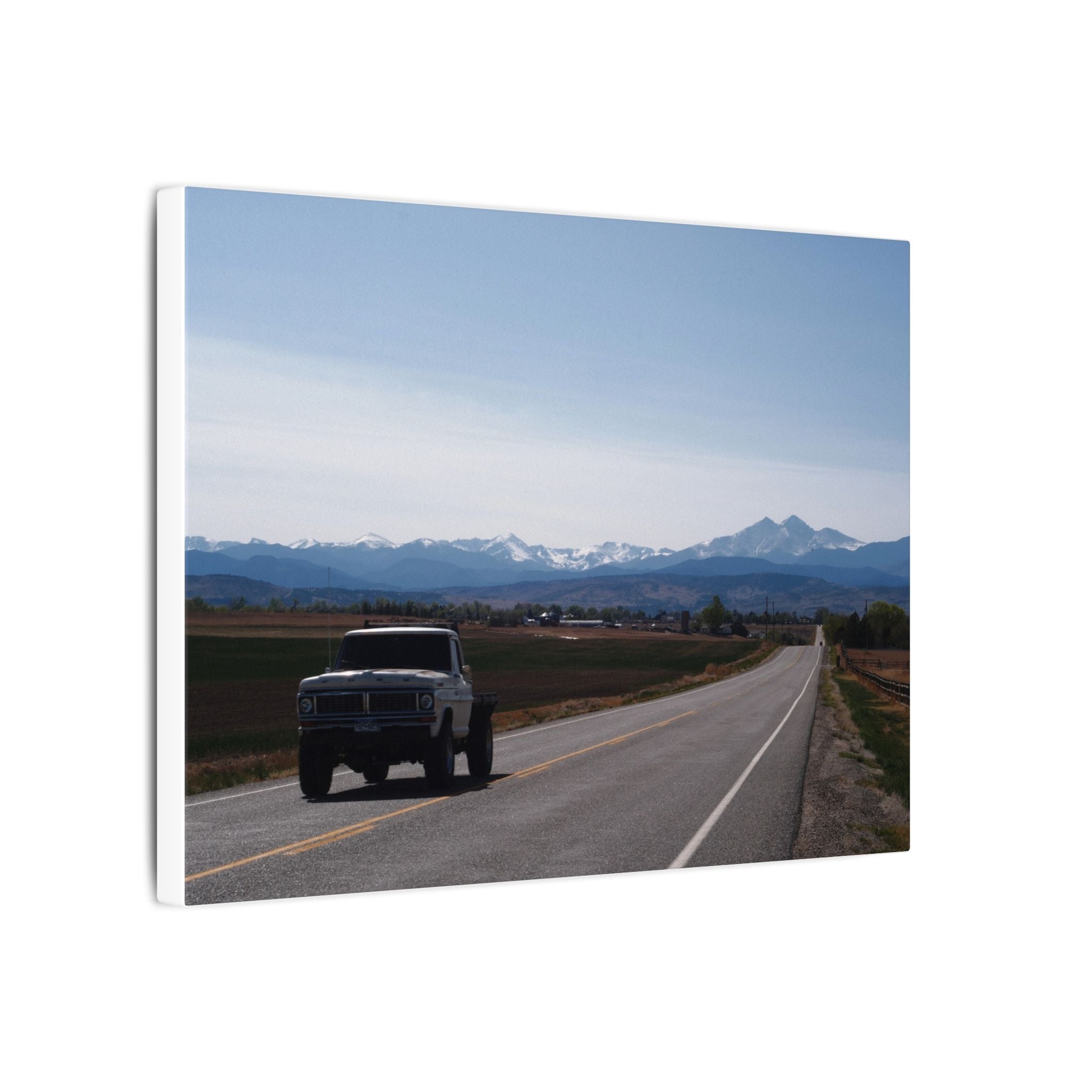 All roads lead to the mountains — Longmont Colorado Wall Art