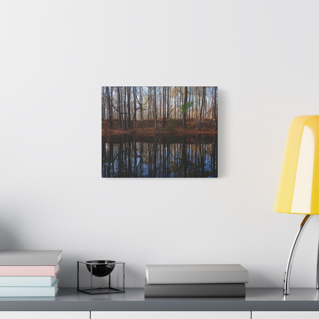 Woodland Reflection Matte Canvas Art – Stretched 1.25" Wall Decor